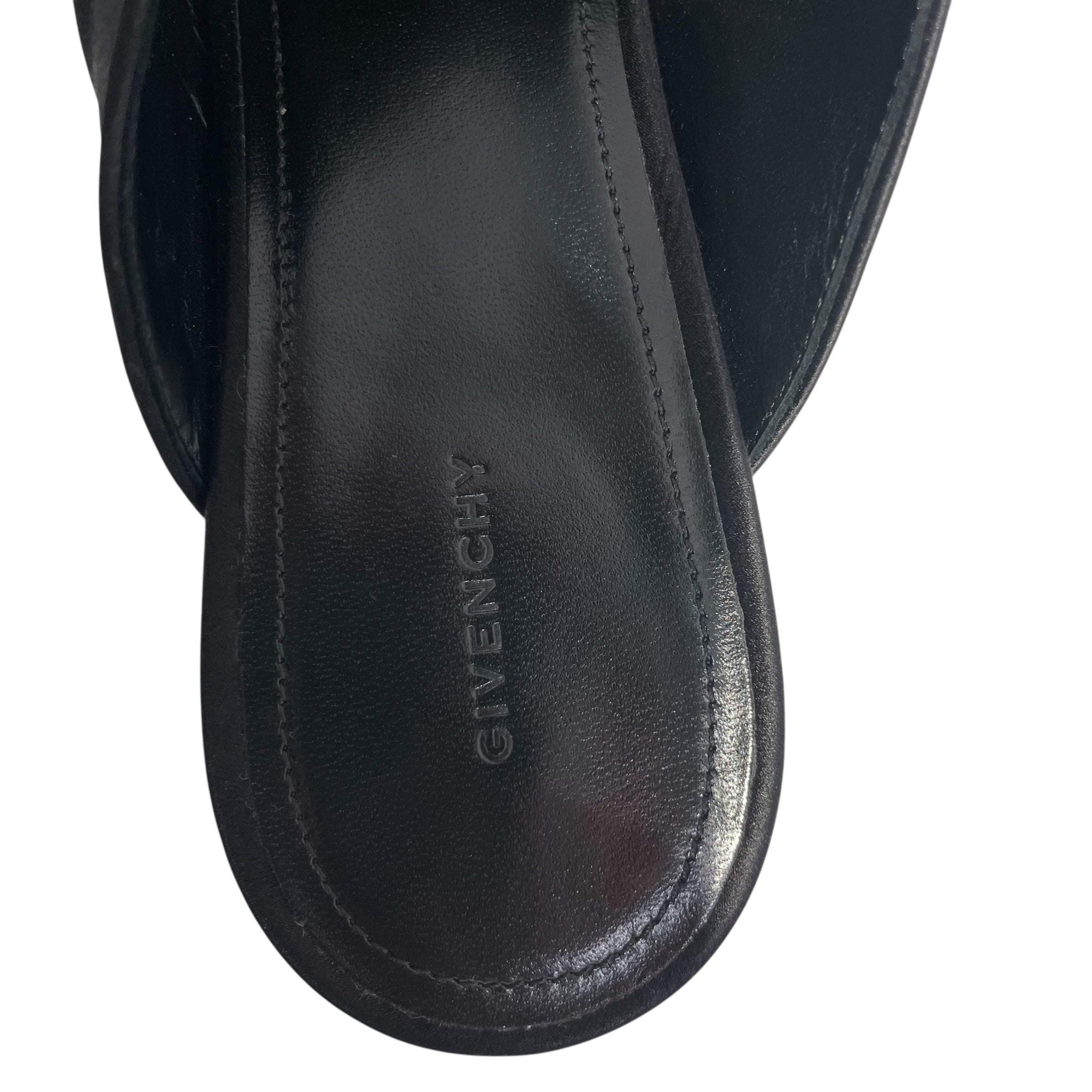 GIVENCHY/Heels/EU 38/Silk/BLK/Slip-on/KITTEN HEAL/ TWIST MULE SATIN view 3