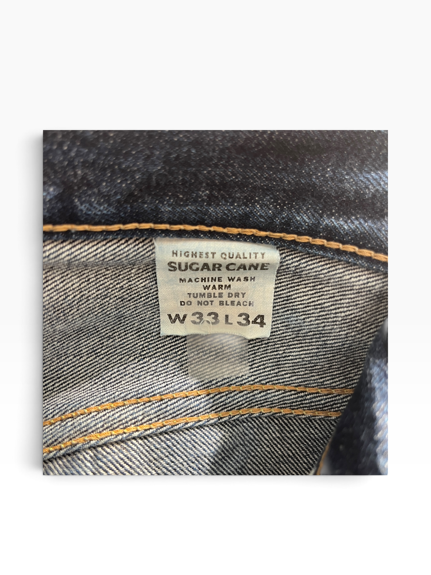 SUGAR CANE/Straight Pants/33/Denim/IDG/1947 view 3