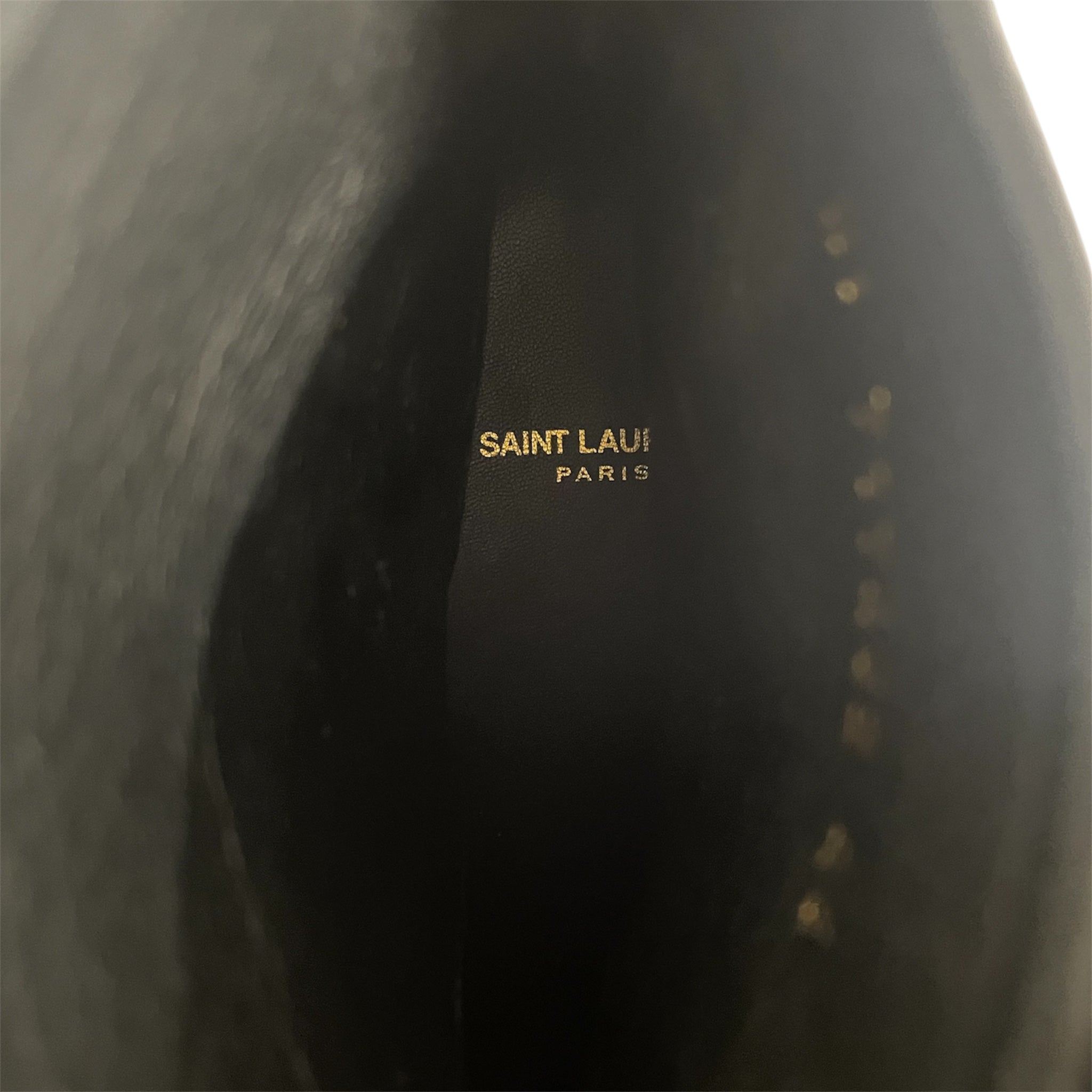 SAINT LAURENT/Pull-On Boots/EU 46/Leather/BLK/AUGUSTIN BUCKLE BOOTS view 3