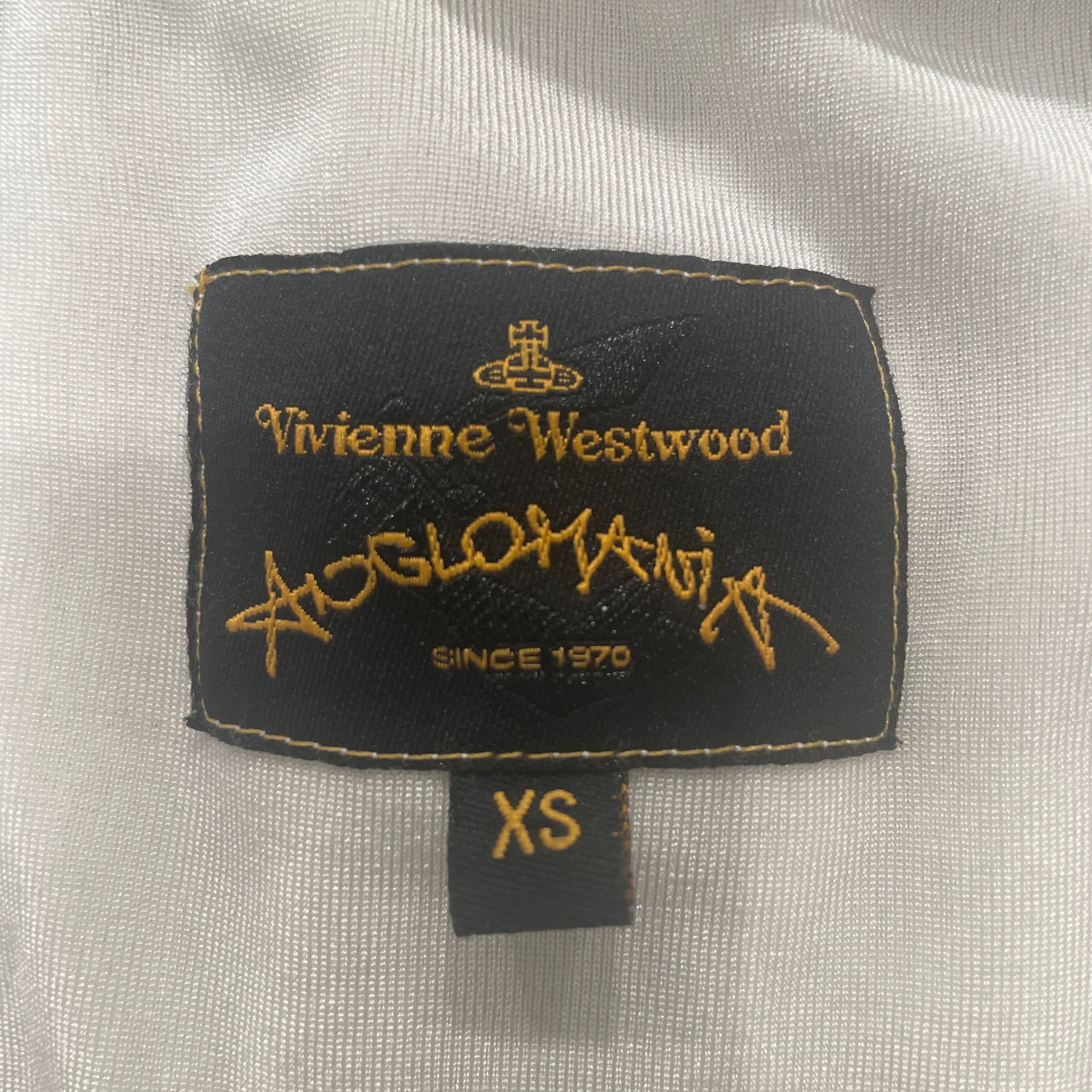 Vivienne Westwood/SL Dress/XS/Polyester/CRM/3/4 DRESS RUFFLED WAIST view 3