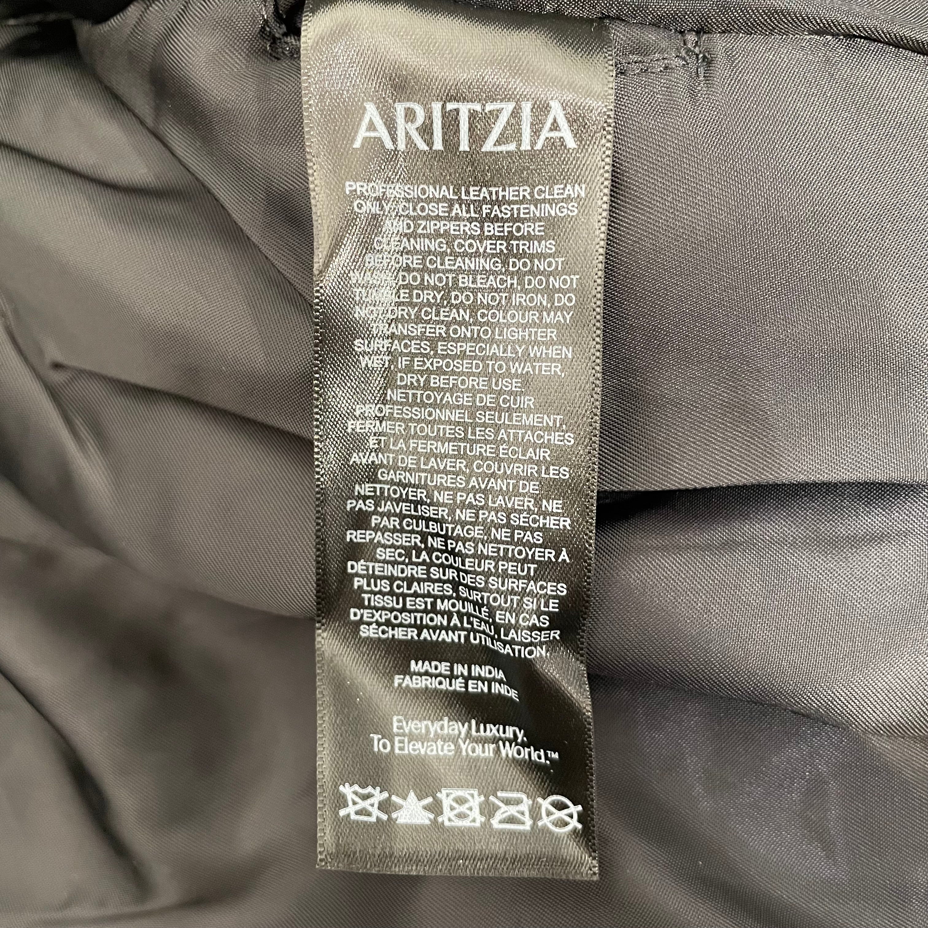 ARITZIA/Leather Jkt/XXS/Leather/BLK/TESTINO view 5