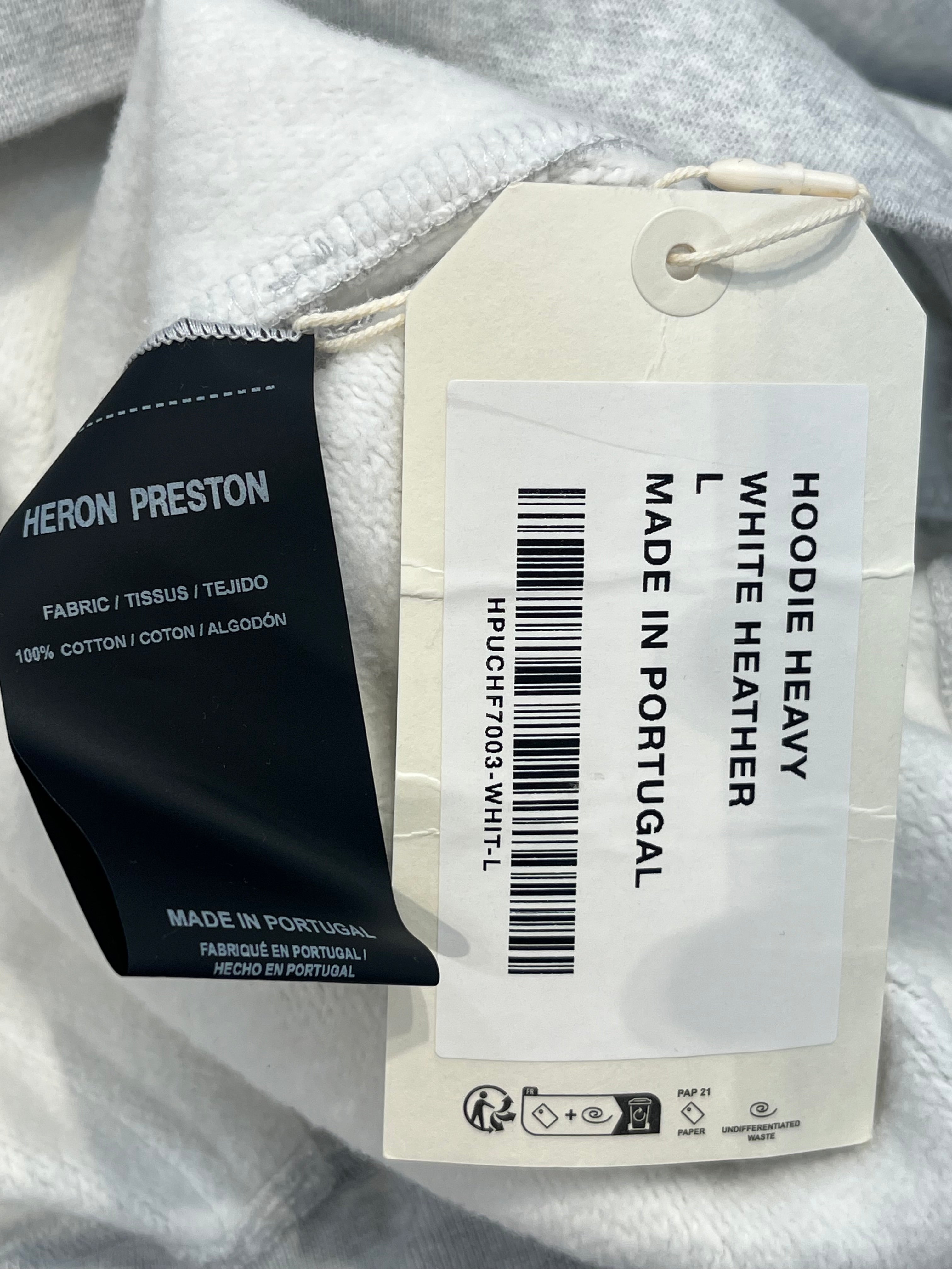 HERON PRESTON/Hoodie/L/Cotton/GRY/HERONXFORMULA GRAY HOODIE view 4