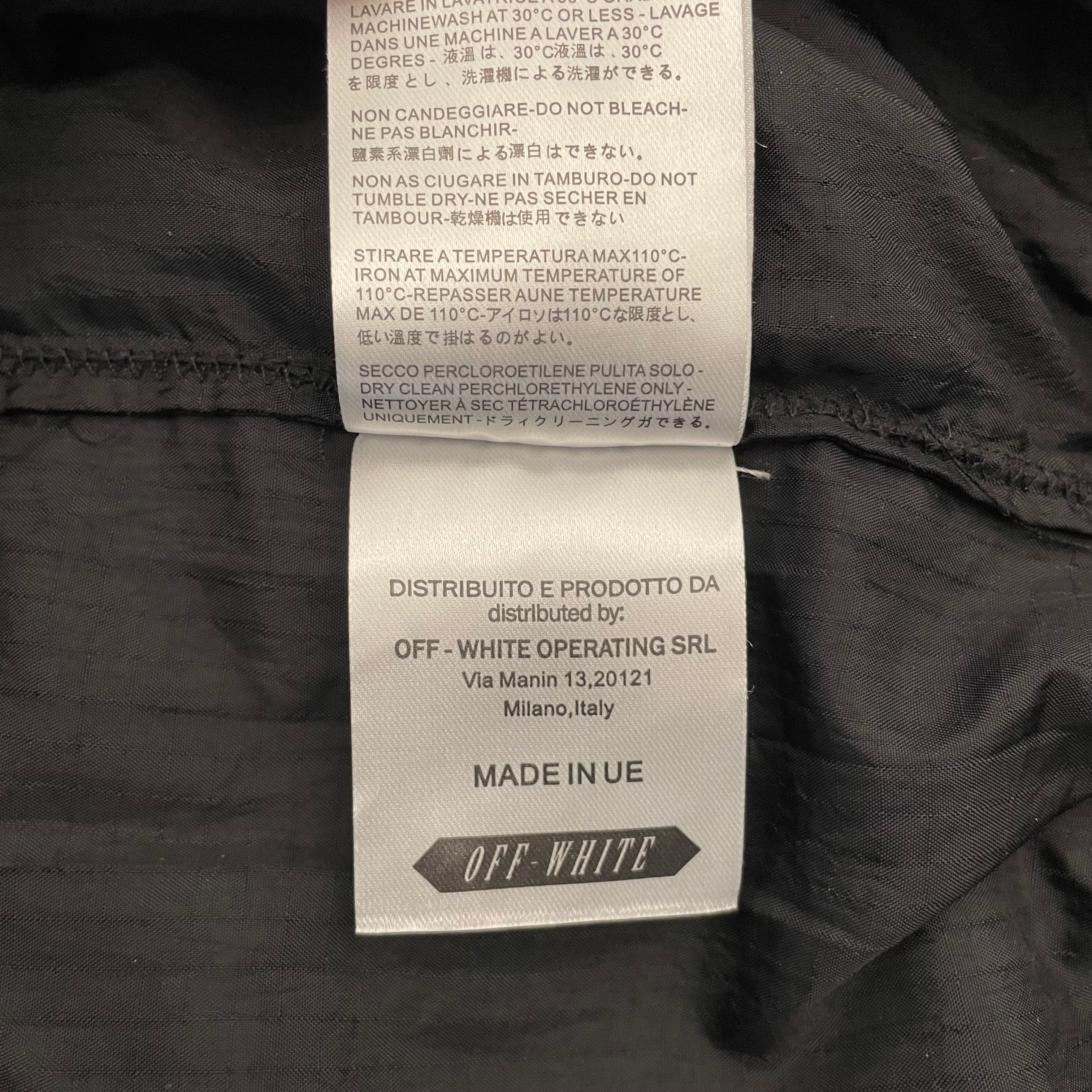 OFF-WHITE/Windbreaker/XL/Polyester/BLK/Graphic/FW 14 WINDBREAKER view 5