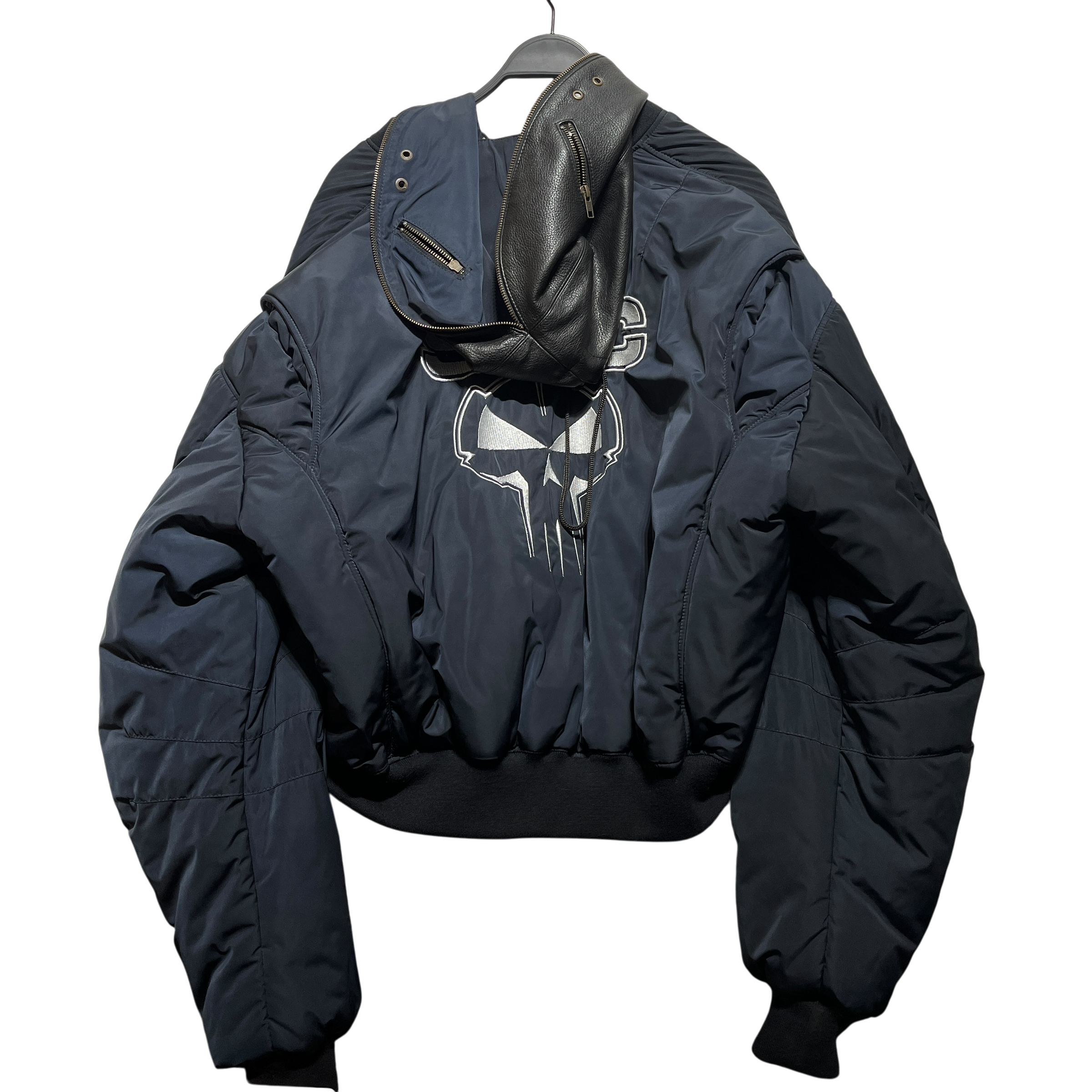 SMYRNA/Flight Jkt/M/Nylon/NVY/Gimp Bomber Jacket view 3