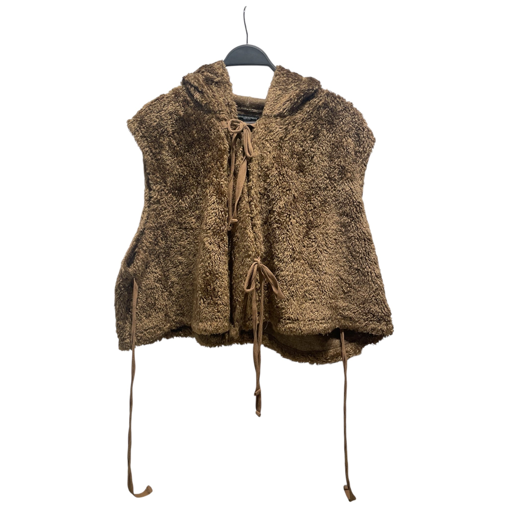 Engineered Garments/Vest/M/BRW/HOODED FUR VEST view 1