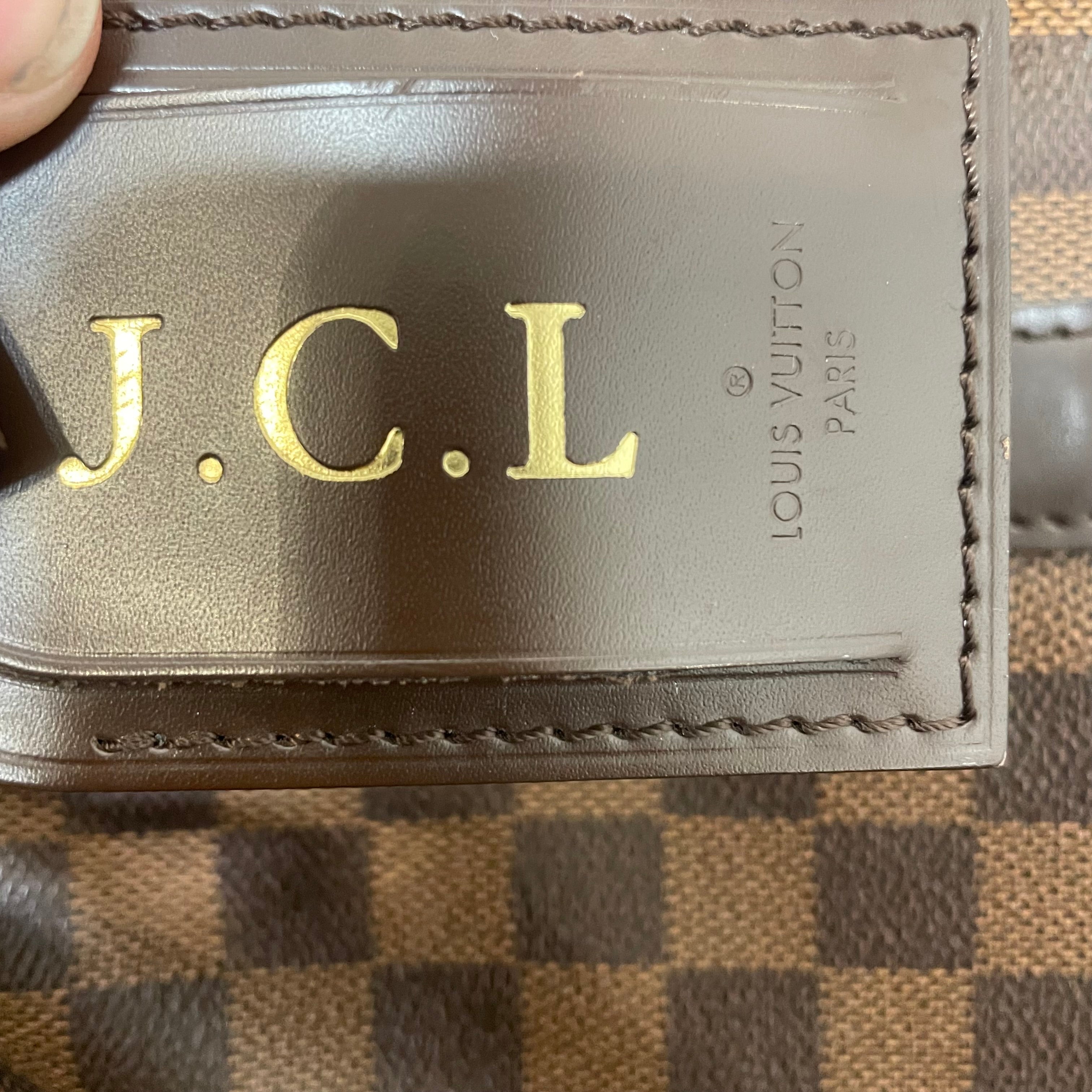 LOUIS VUITTON/Luggage/Border/Leather/BRW/Keepall 55 Bandouliere view 5