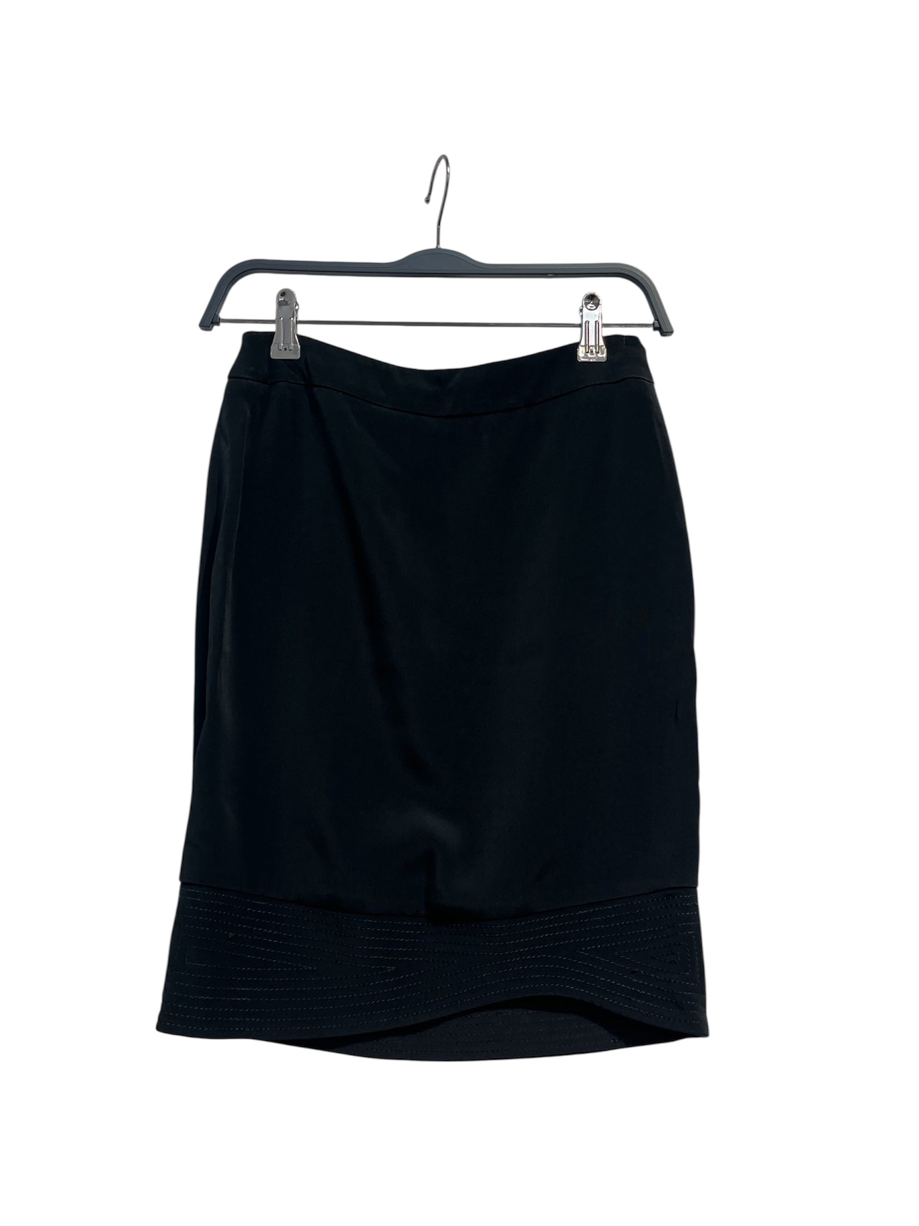 TOM FORD/Skirt/Cotton/BLK/RIBBING AT BOTTOM view 1
