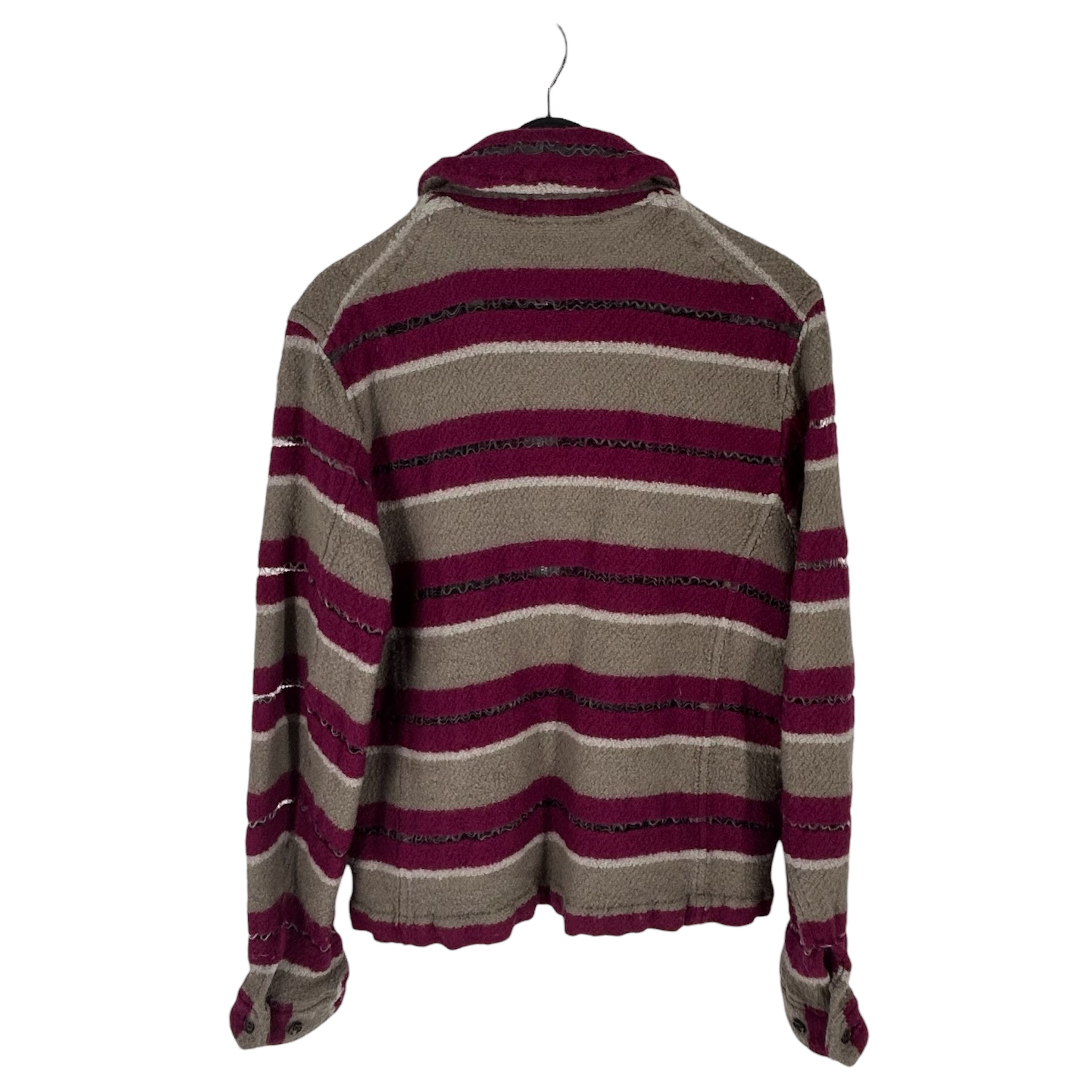 COMME des GARCONS HOMME PLUS/Jacket/L/Wool/GRY/Stripe/AW2004 STRIPED JACKET view 2