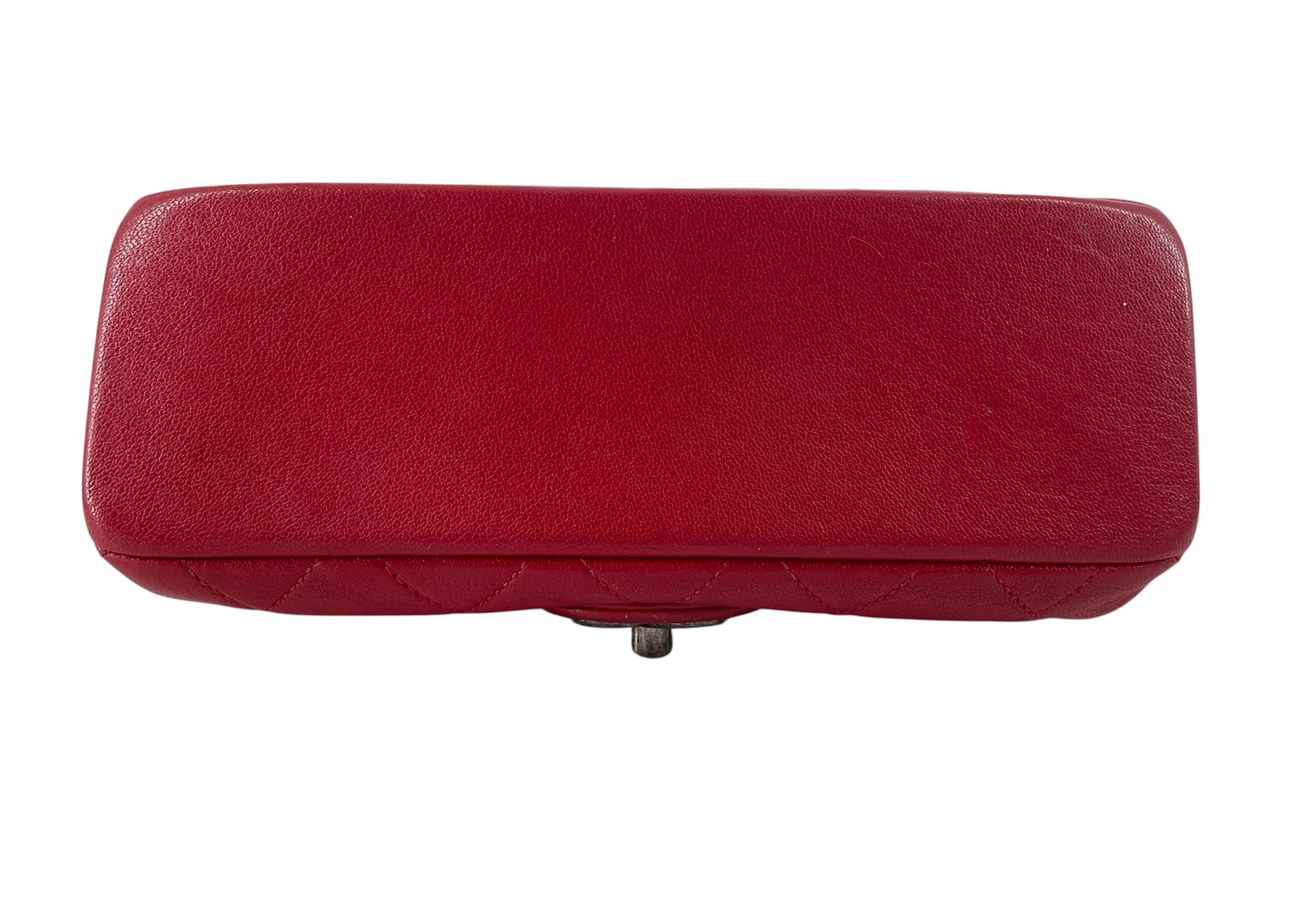 CHANEL/Cross Body Bag/Leather/RED/20781184 view 3