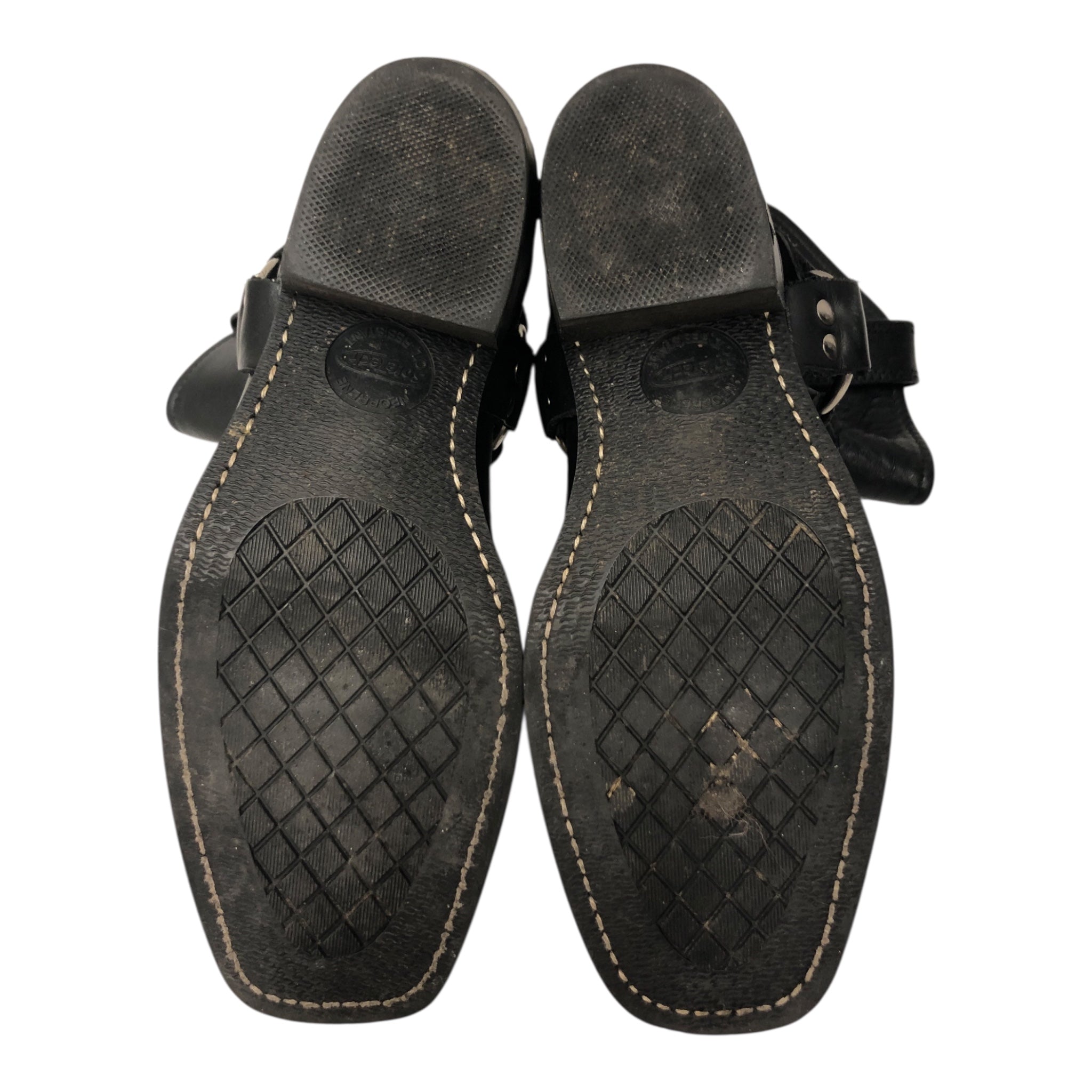 FRYE/Ankle Boots/Leather/BLK/ankle harness boot view 5