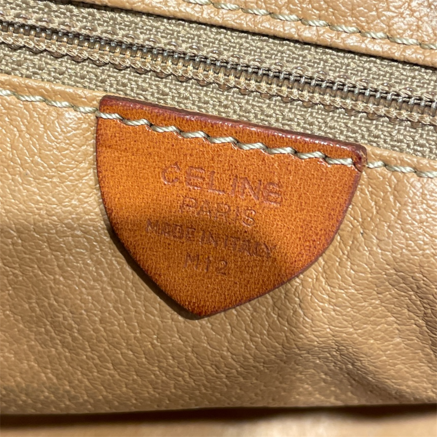 CELINE/Cross Body Bag/Monogram/Leather/BRW/CELINE MACADAM SHOULDER BAG view 4