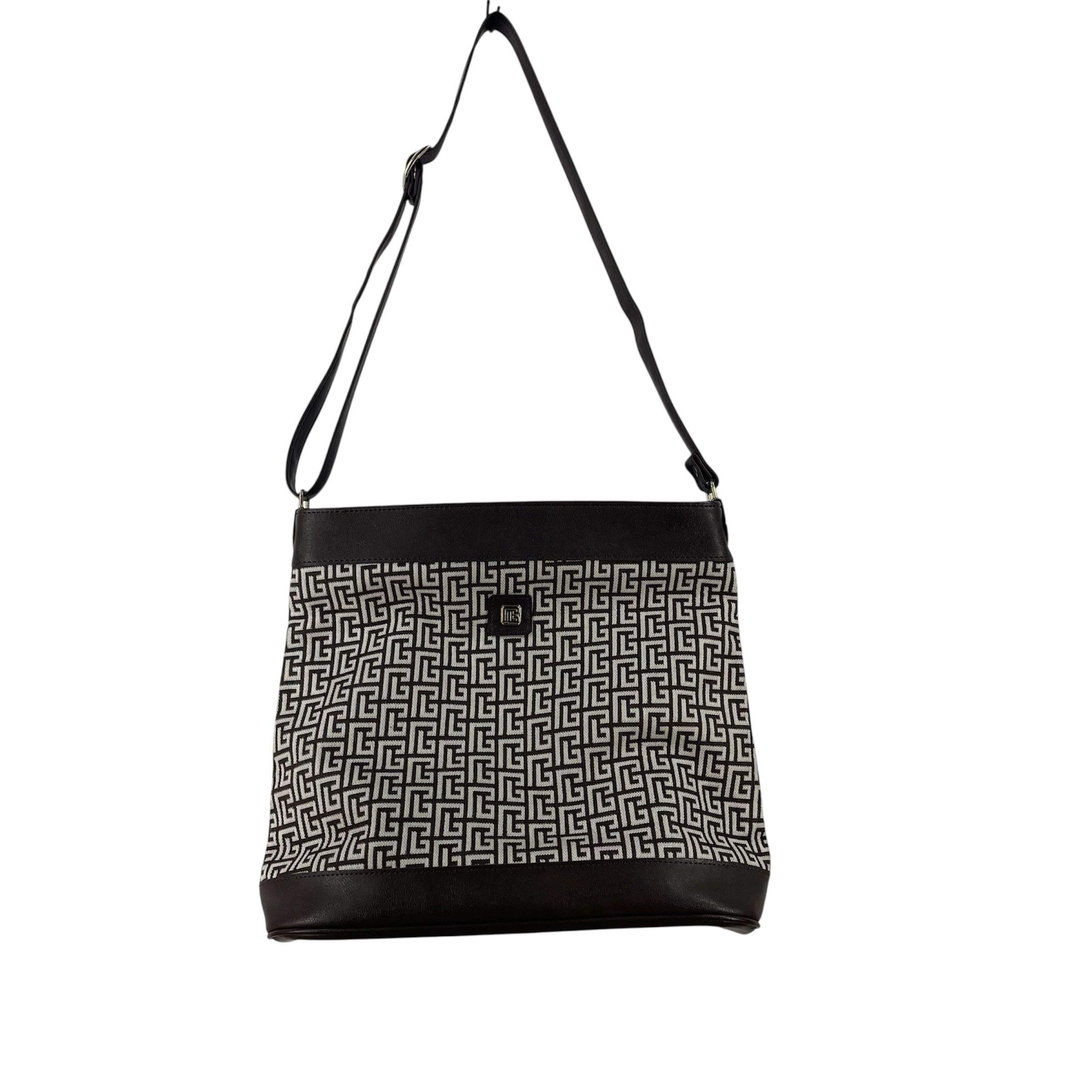 PIERRE BALMAIN/Tote Bag/Monogram/Cotton/BRW/CANVAS LEATHER TOTE view 1