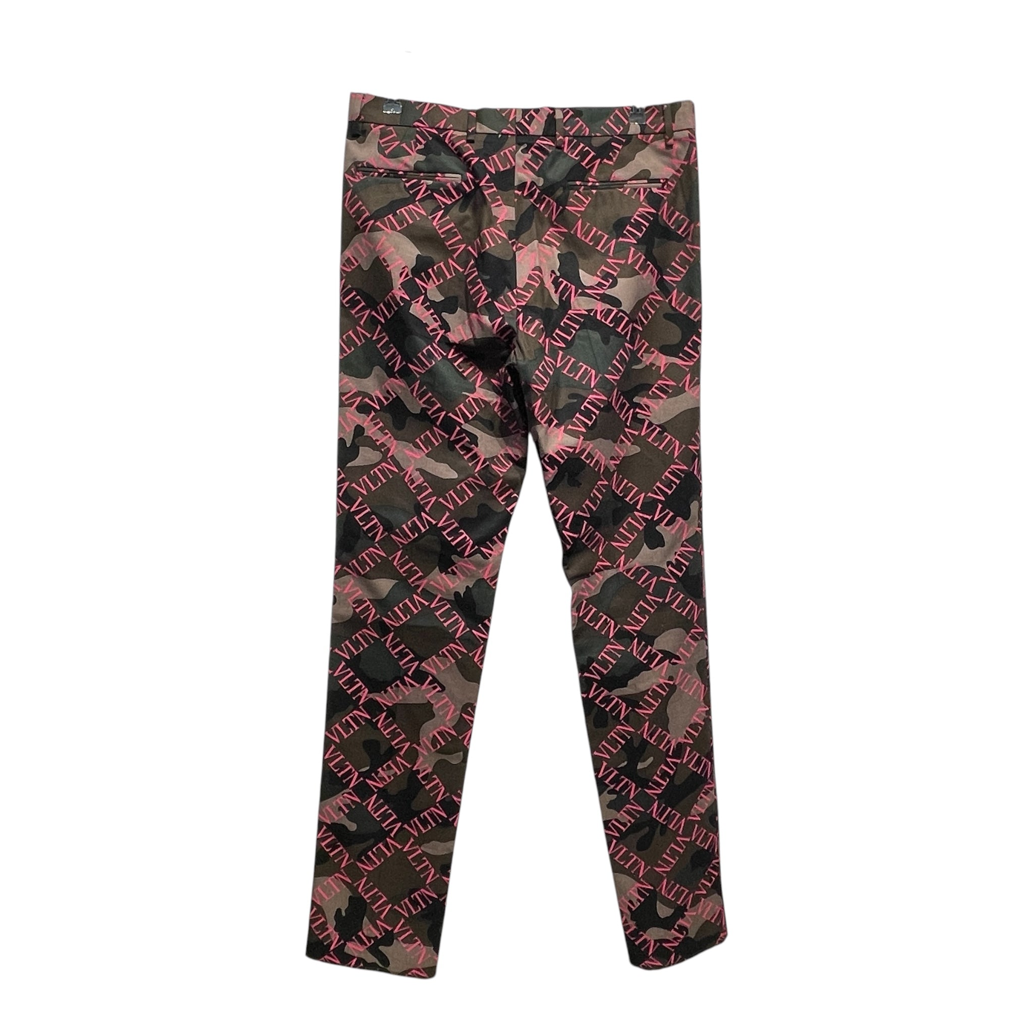 VALENTINO/Straight Pants/50/Cotton/MLT/Low-rise/Camouflage/ view 2