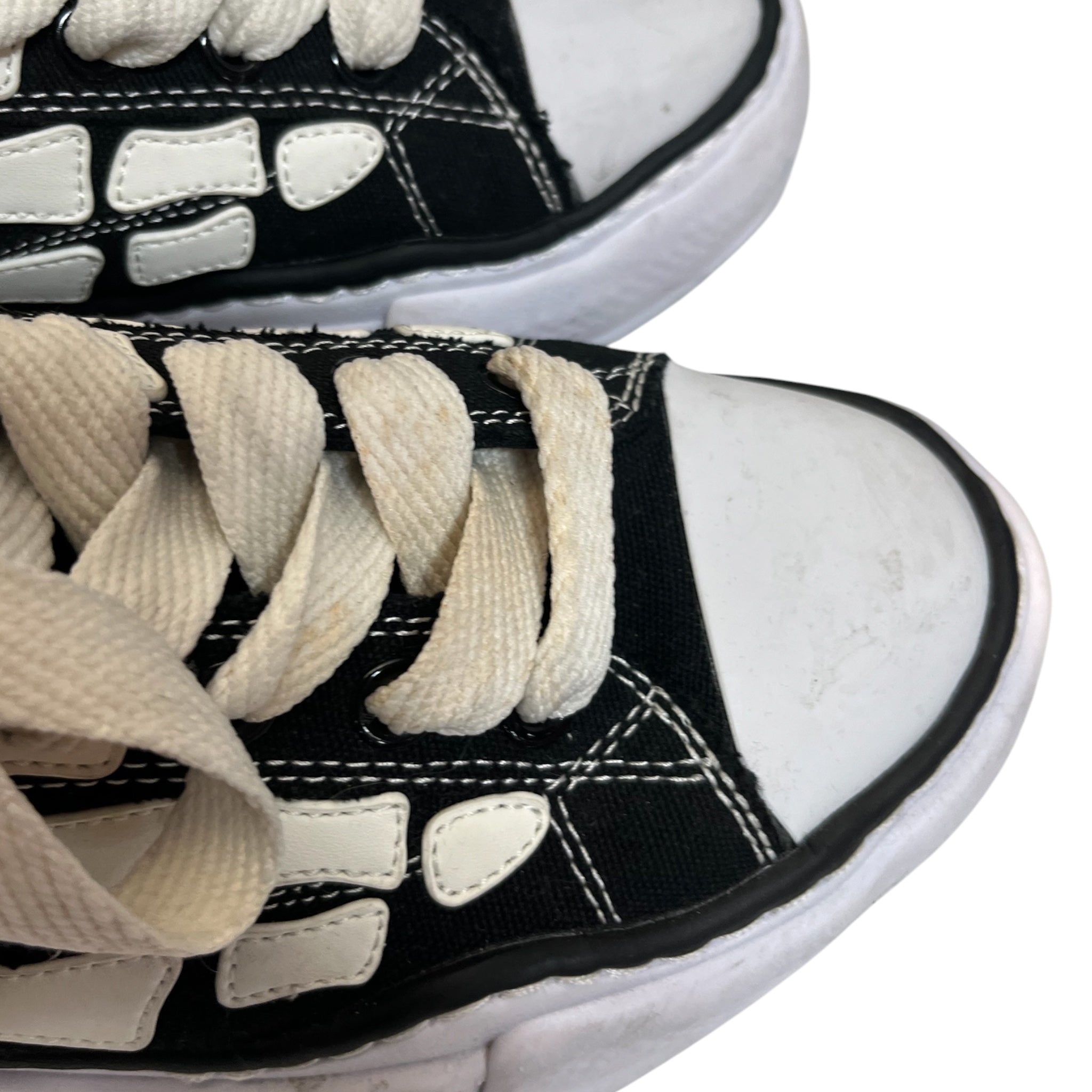AMIRI/MIHARA YASUHIRO/Low-Sneakers/EU 43/BLK/WHITE BONES C13FW701 view 4