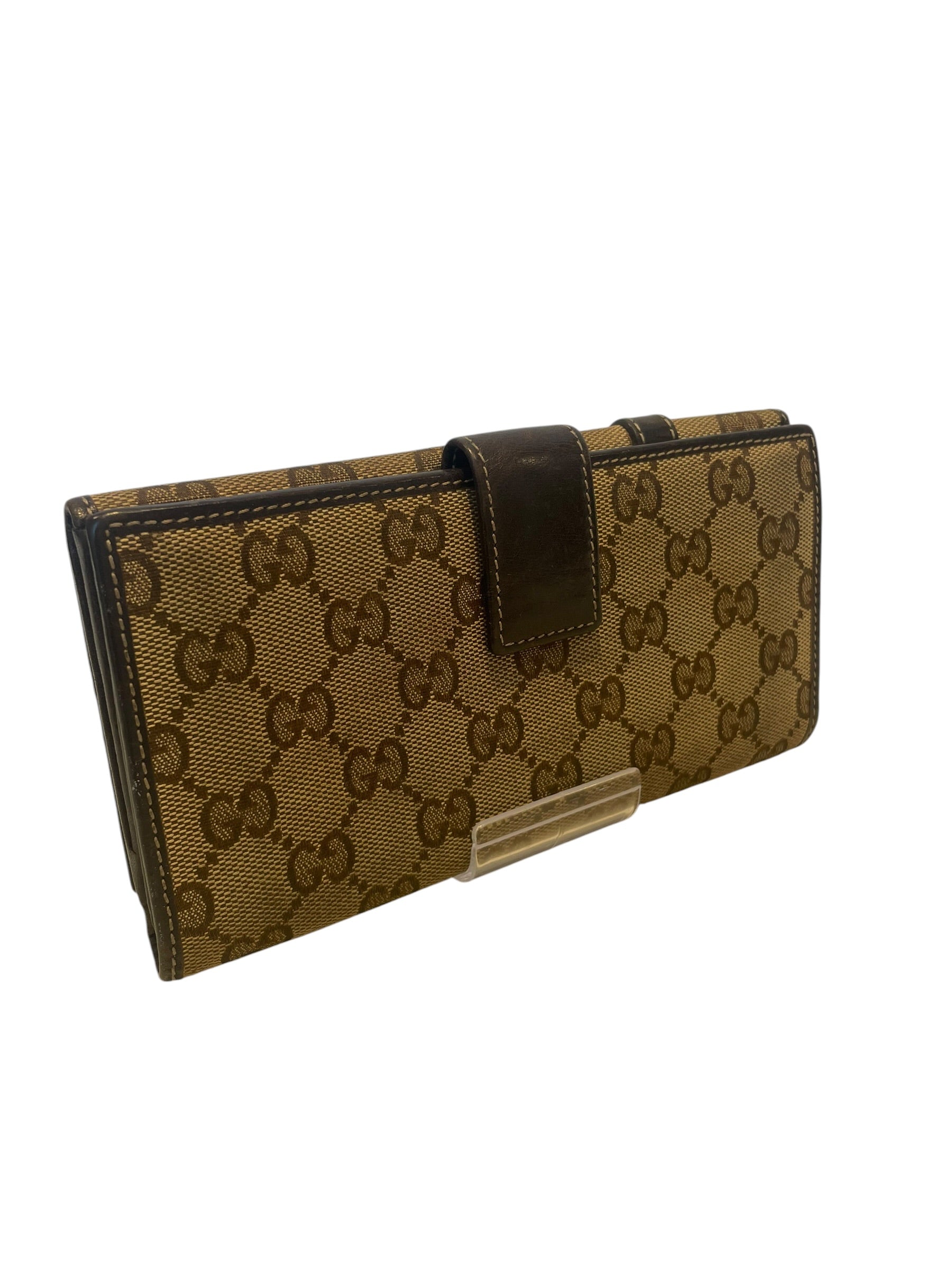 GUCCI/Long Wallet/Monogram/Cotton/BRW/L's/MONOGRAM WALLET view 2