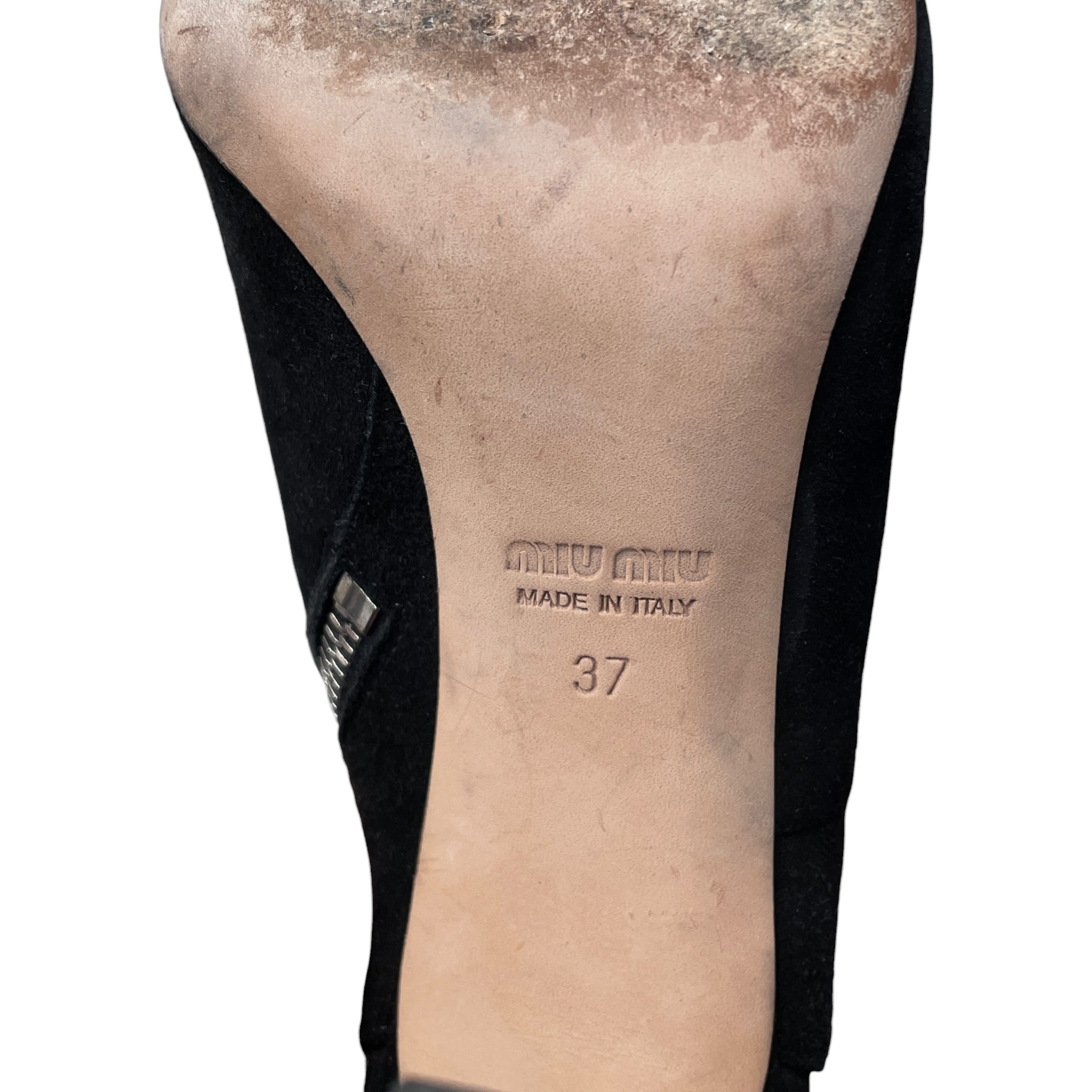 MIU MIU/Heels/EU 37/BLK/ view 4