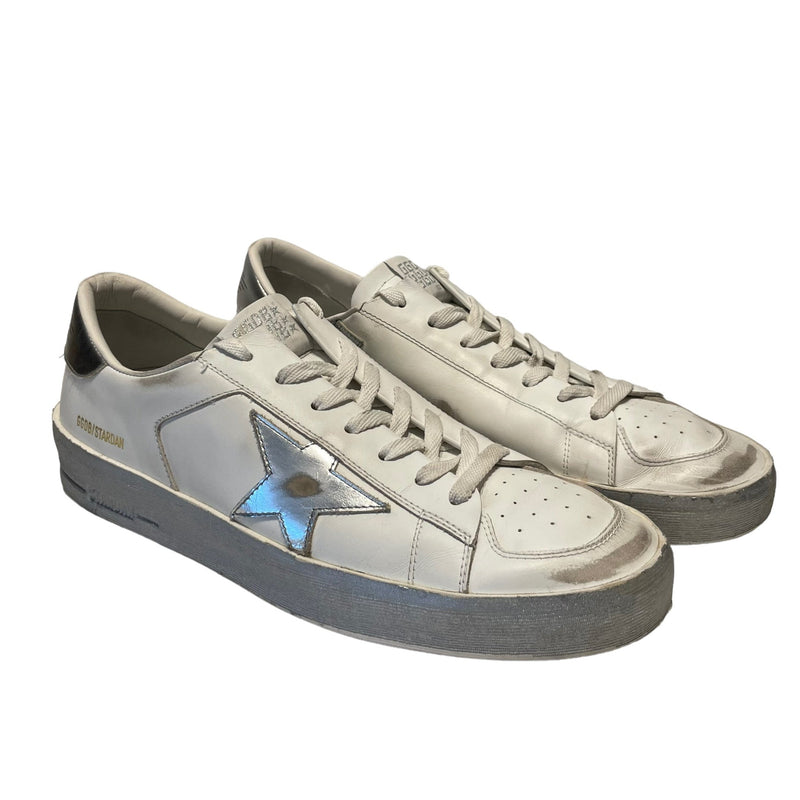GOLDEN GOOSE/Low-Sneakers/US 12/Leather/WHT/