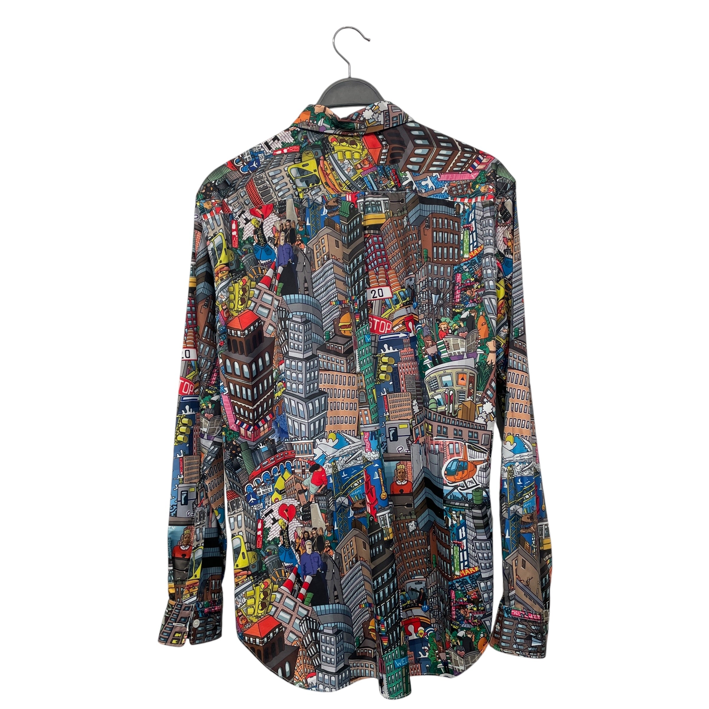 COMME des GARCONS HOMME DEUX/LS Shirt/L/Polyester/MLT/All Over Print/ view 2