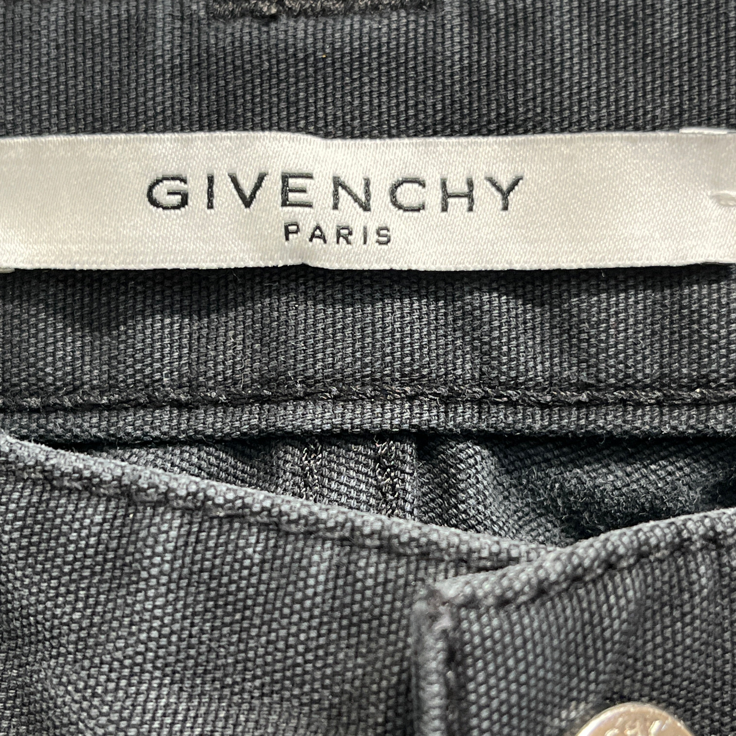 GIVENCHY/Cargo Pants/29/Denim/BLK/carpenter view 3