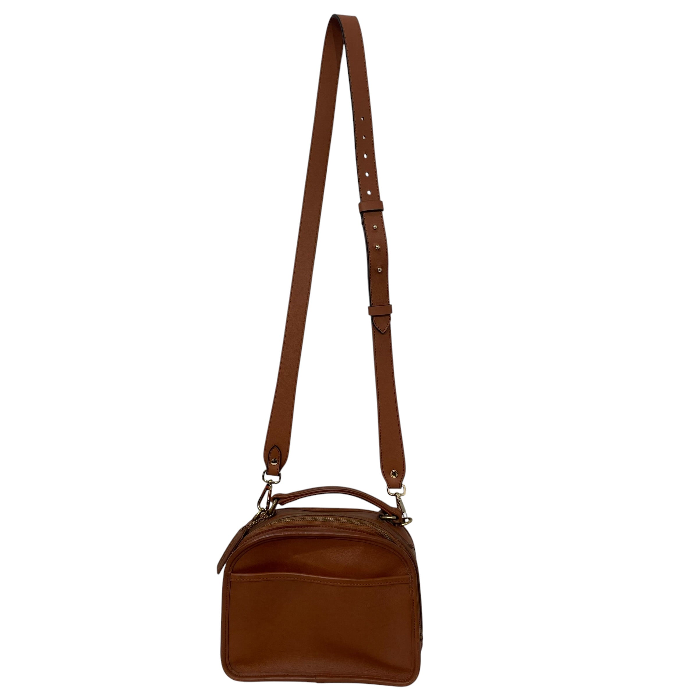 COACH/Hand Bag/Leather/BRW/9991 lunchbox vintage view 1