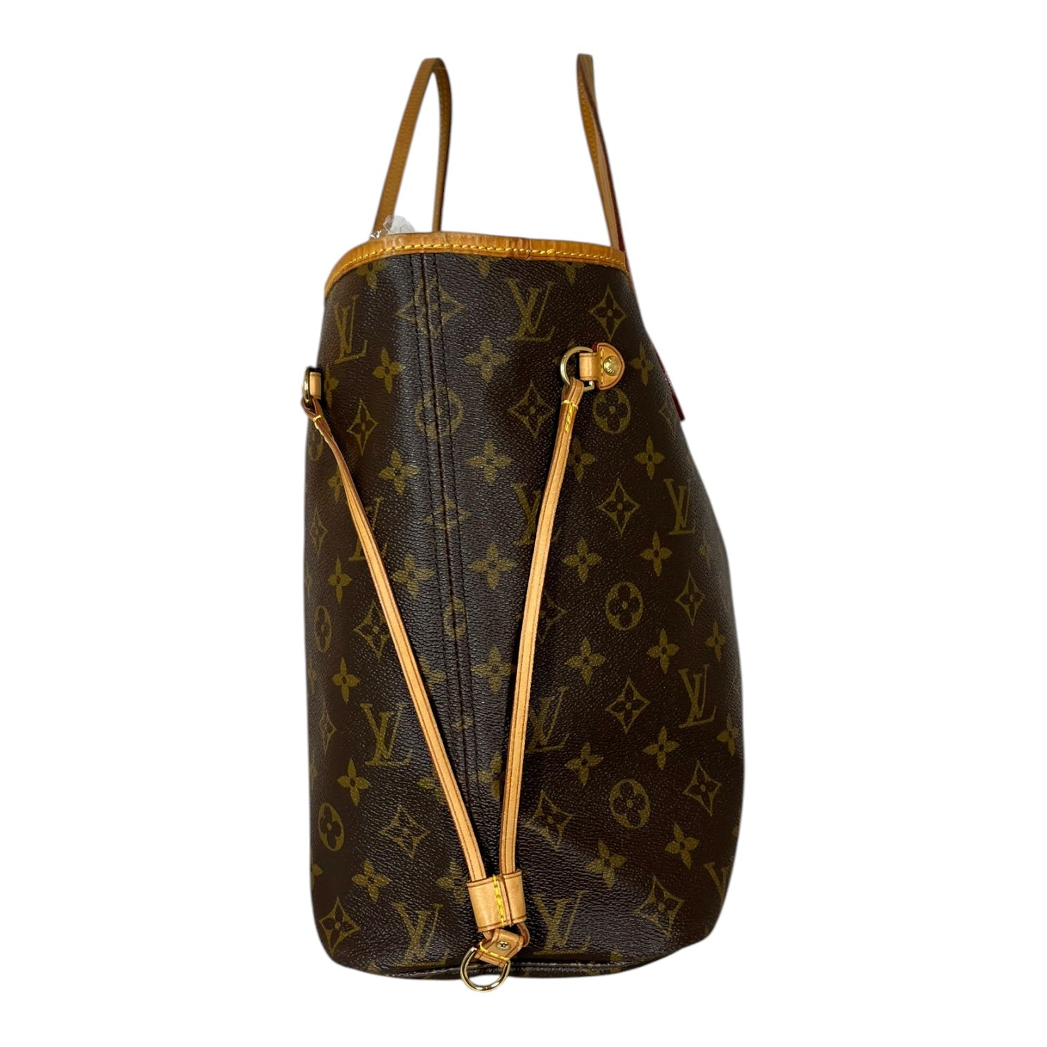 LOUIS VUITTON/Tote Bag/Monogram/Leather/BRW/Louis Vuitton Never Full view 3