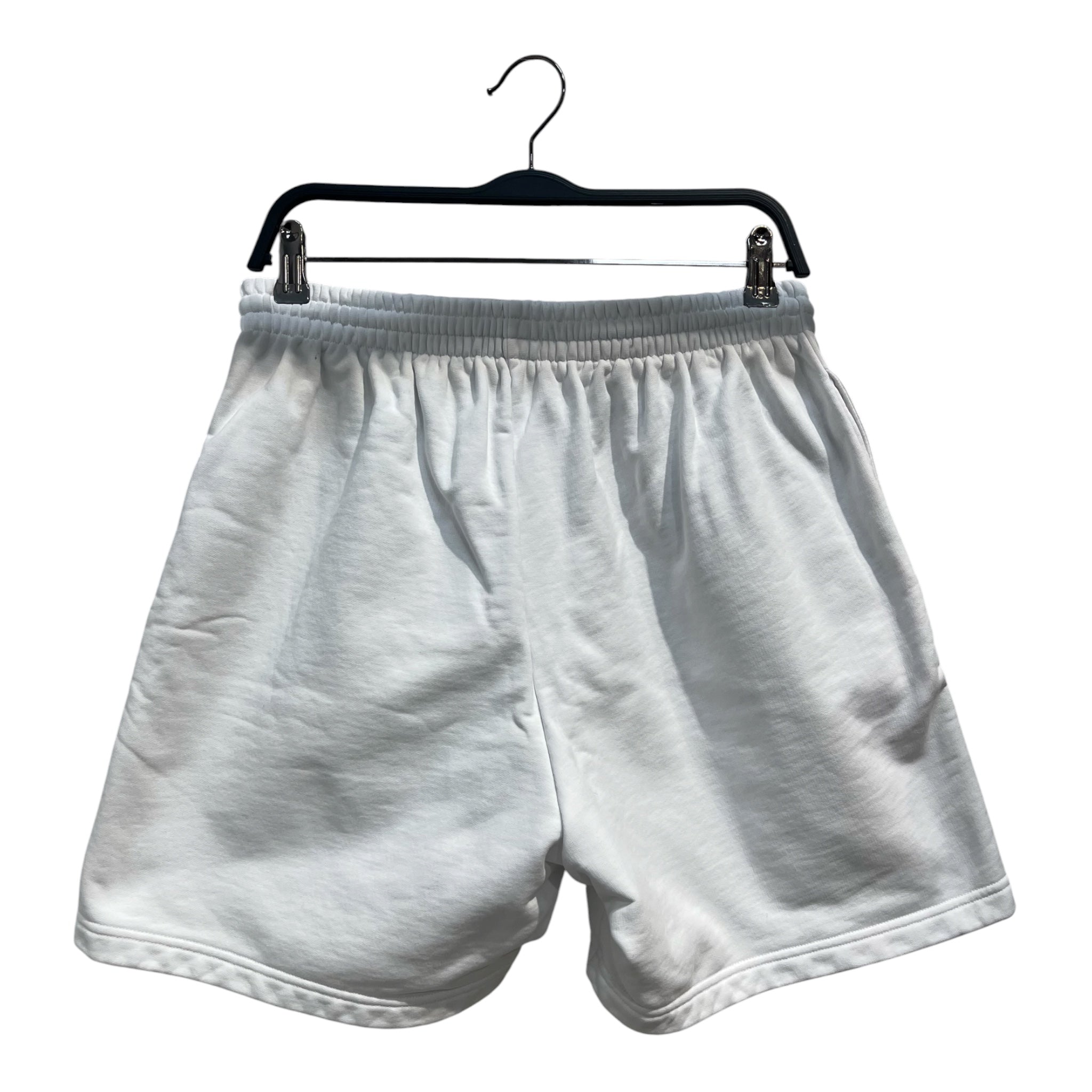 BALENCIAGA/Shorts/S/Cotton/WHT/POLITICAL LOGO SHORTS view 2
