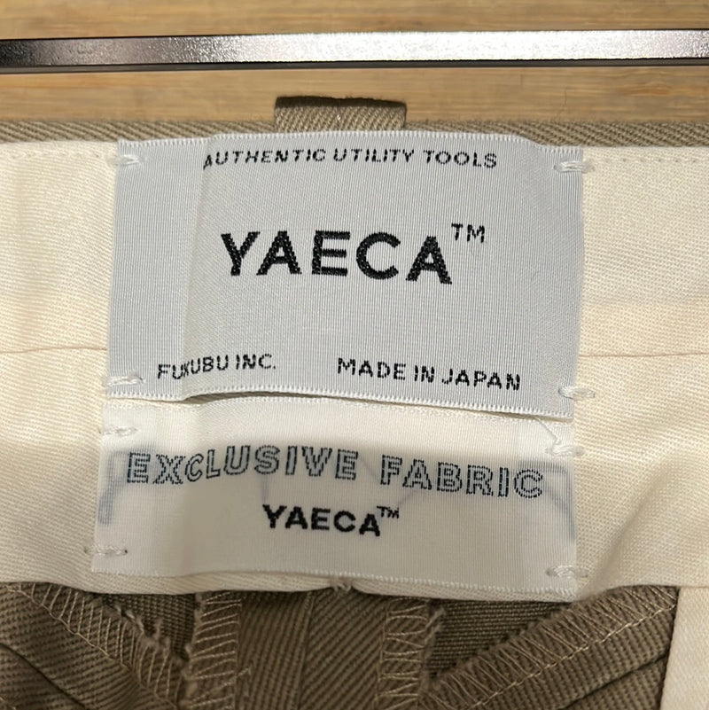 YAECA/Slacks/M/Cotton/KHK/