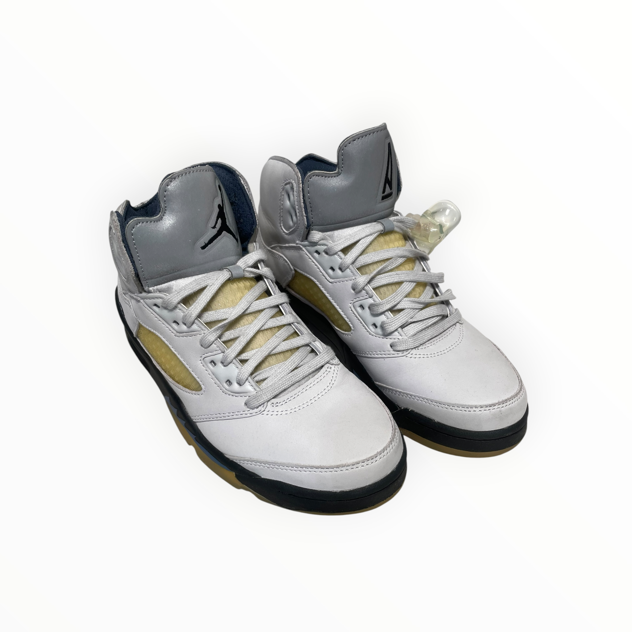 NIKE/A MA MANIERE X AIR JORDAN 5/Hi-Sneakers/US 9/Leather/GRY/FZ5758-004 view 1