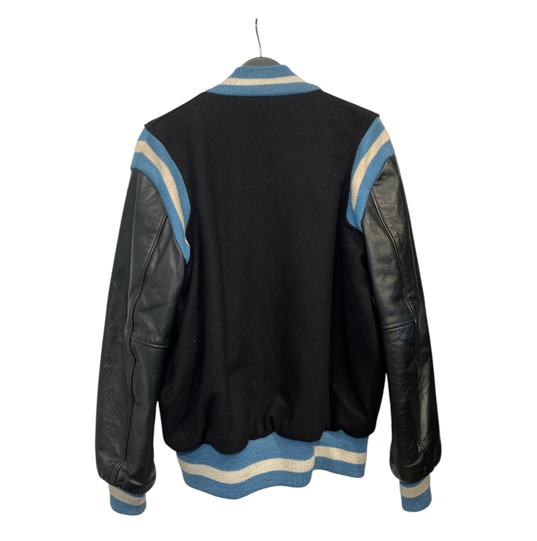 SKOOKUM/Baseball Jkt/42/Wool/BLK/varsity mark gold pins view 2
