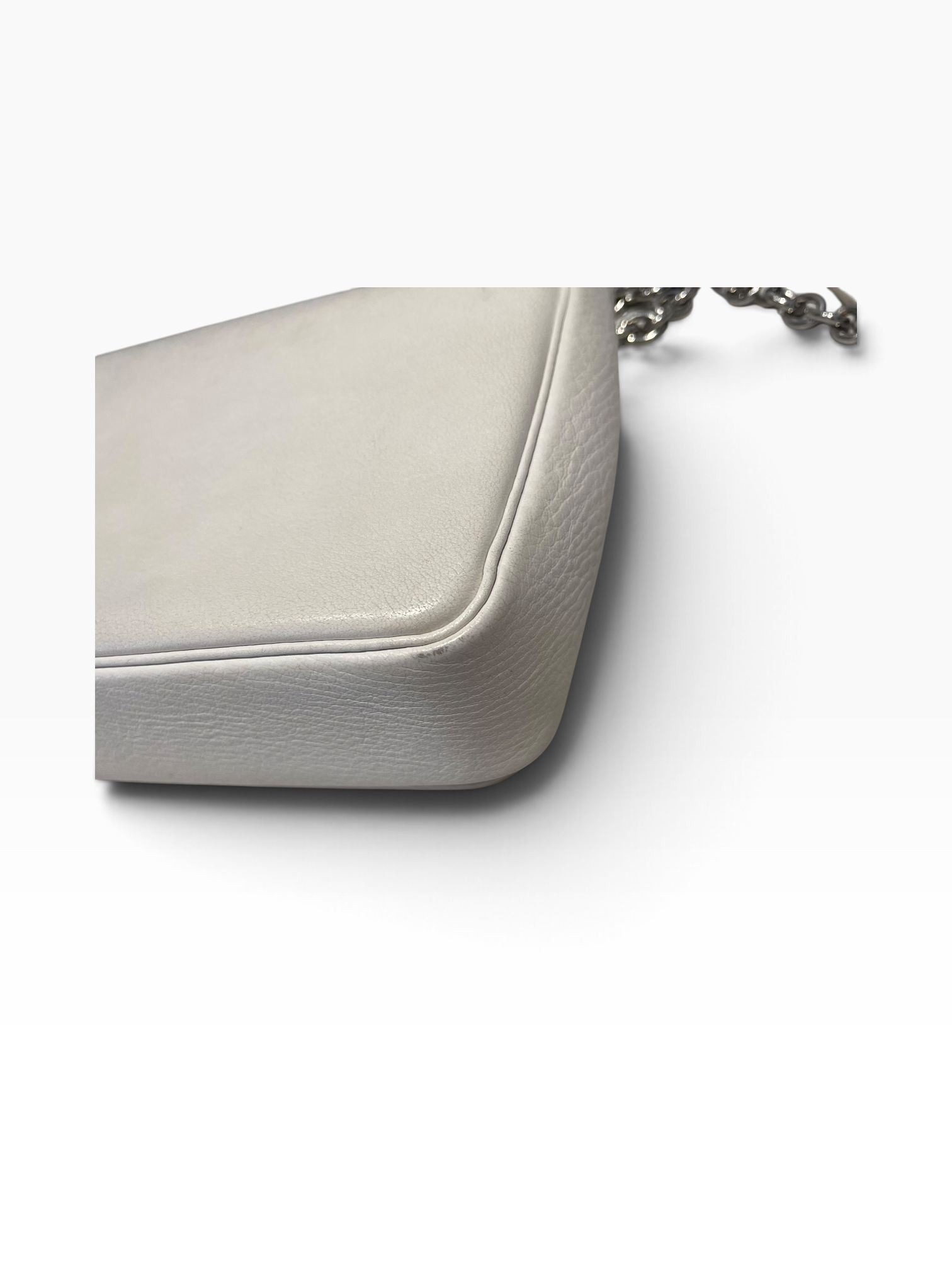 BALENCIAGA/Cross Body Bag/Leather/WHT/Leather Shoulder Bag view 10