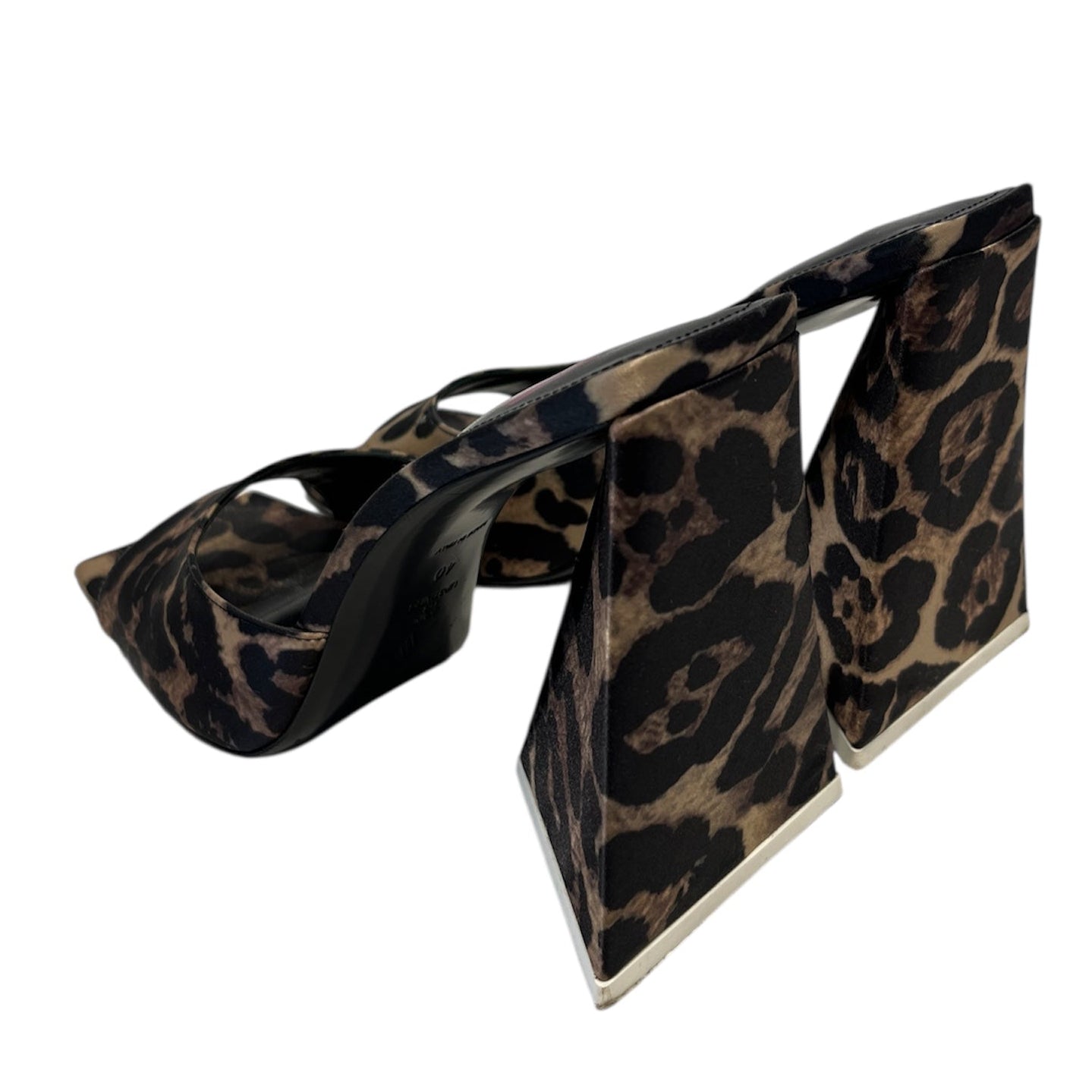 THE ATTICO/Heels/EU 40/Animal Pattern/BRW/Open-Toe/Leopard view 2