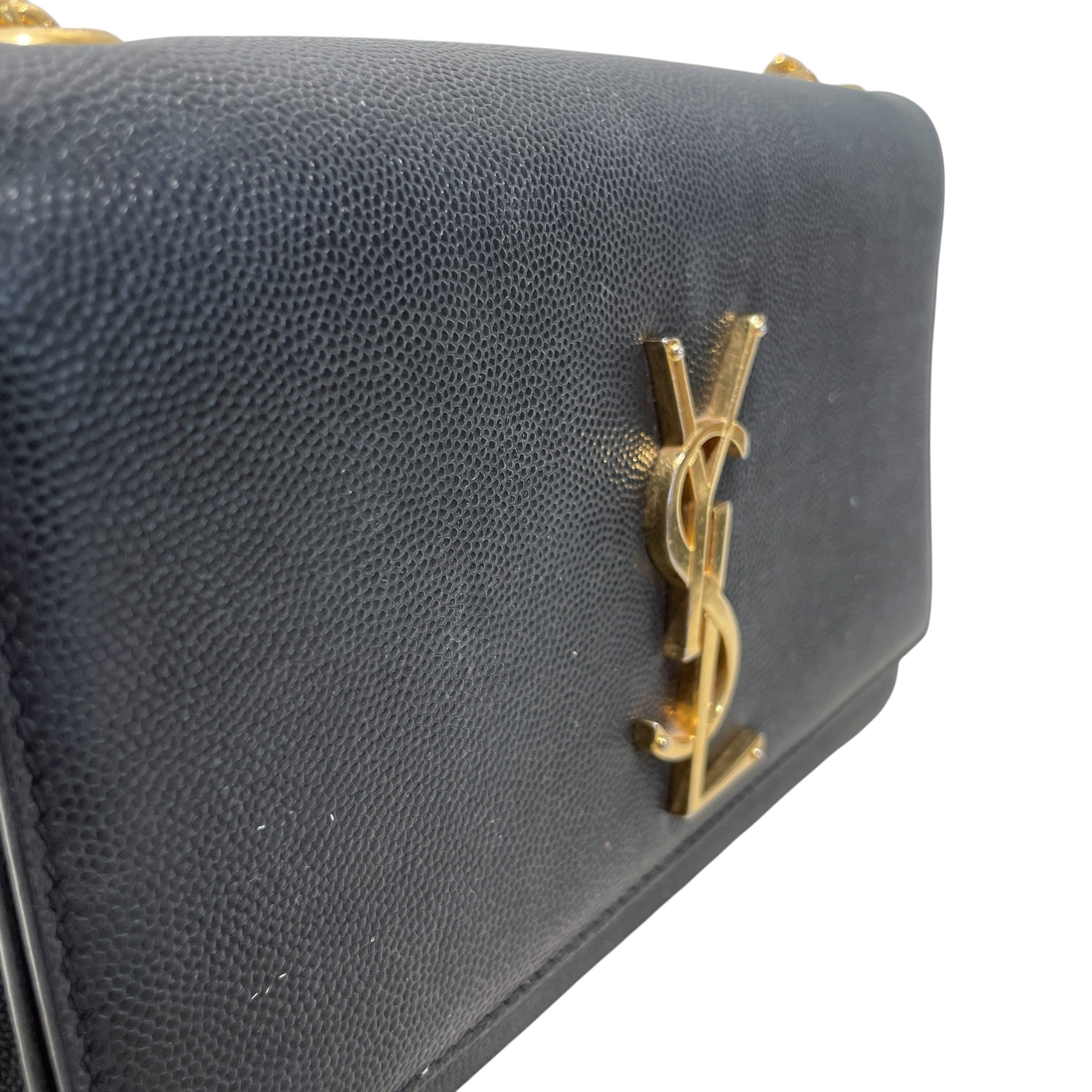 SAINT LAURENT/Cross Body Bag/Leather/BLK/kate crossbody view 6