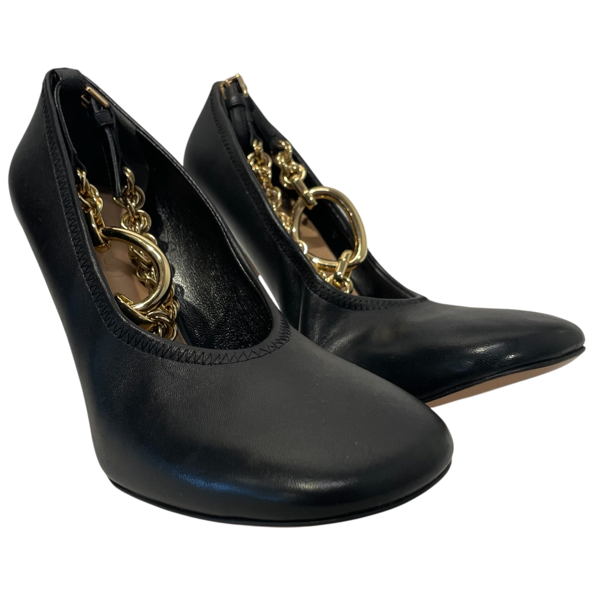 JW ANDERSON(J.W.ANDERSON)/Heels/EU 37.5/Leather/BLK/ view 1