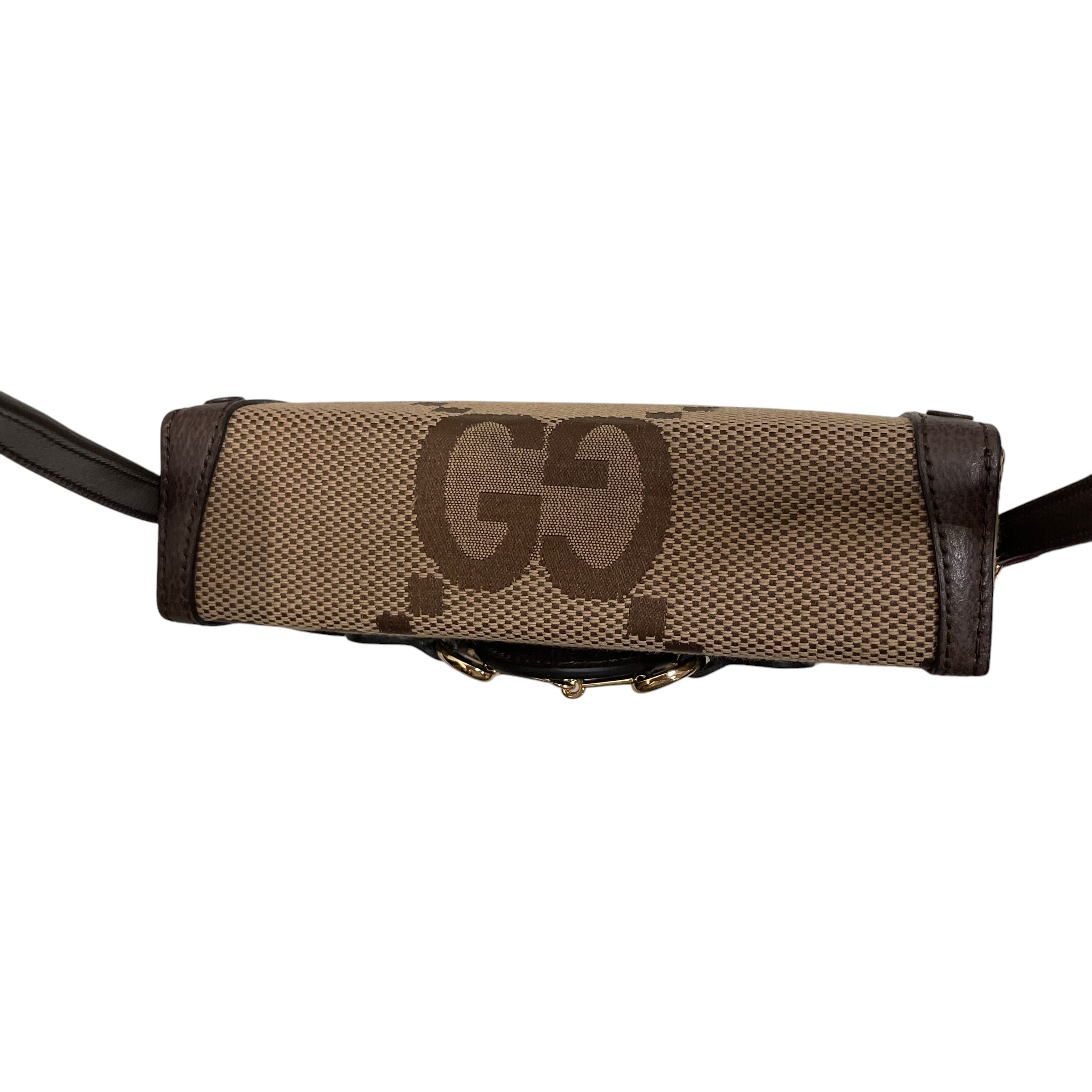 GUCCI/Cross Body Bag/Monogram/Cotton/CML/JUMBO MONOGRAM view 3