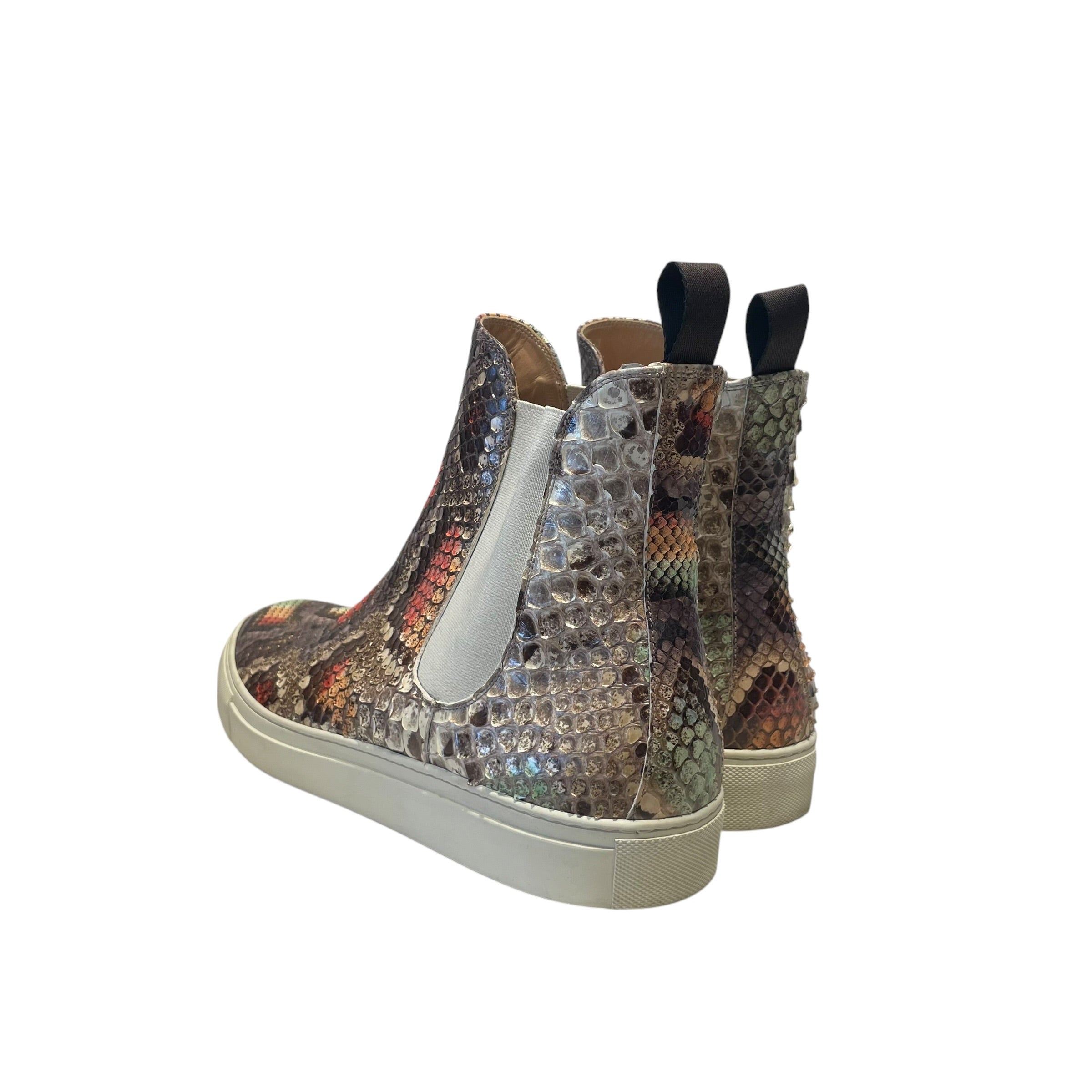 Angelo Burlinetto/Hi-Sneakers/EU 49/Animal Pattern/MLT/Snake Chelsea Boot view 2