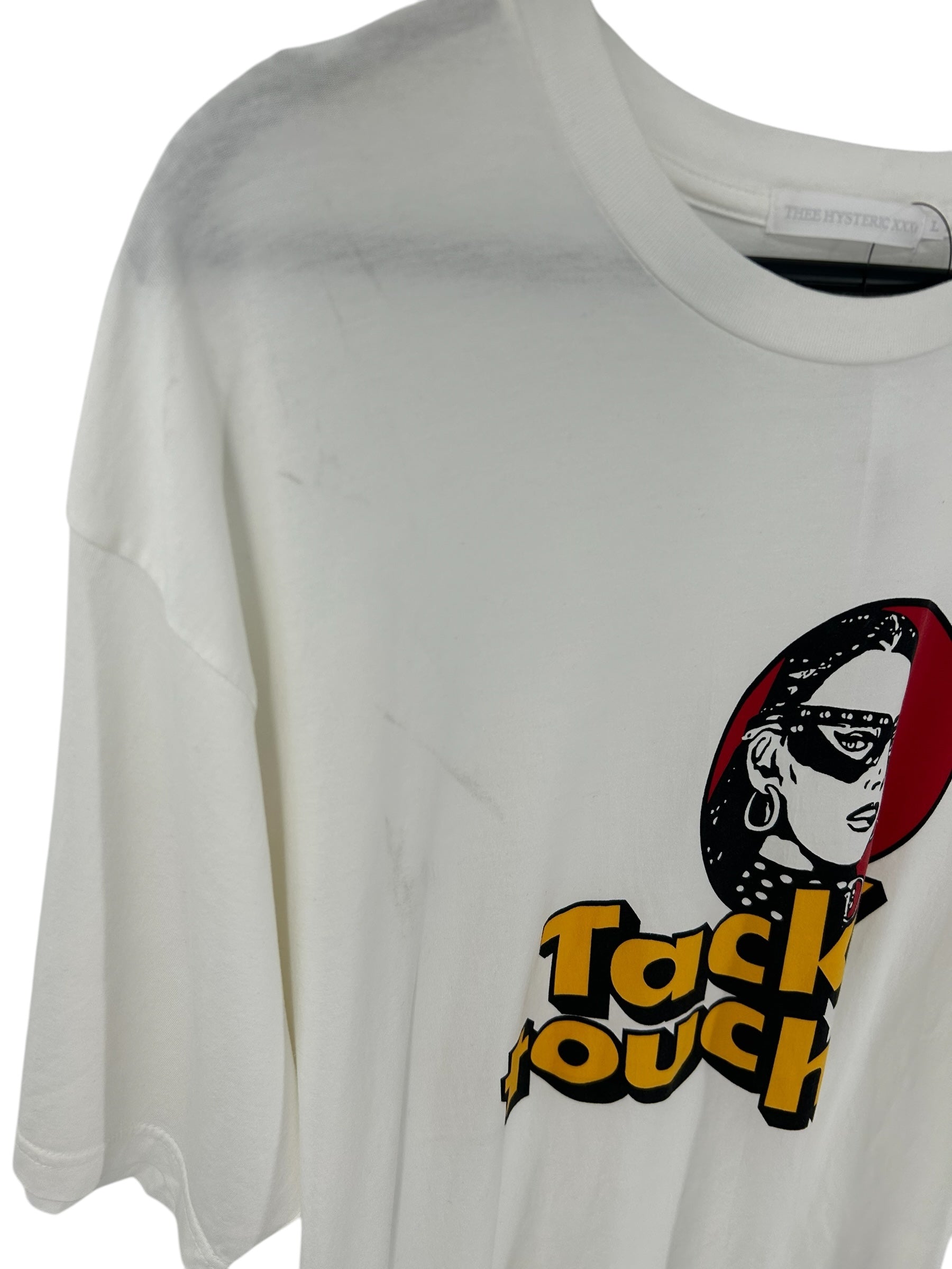 THEE HYSTERIC XXX/T-Shirt/L/White/Cotton/Graphic view 5