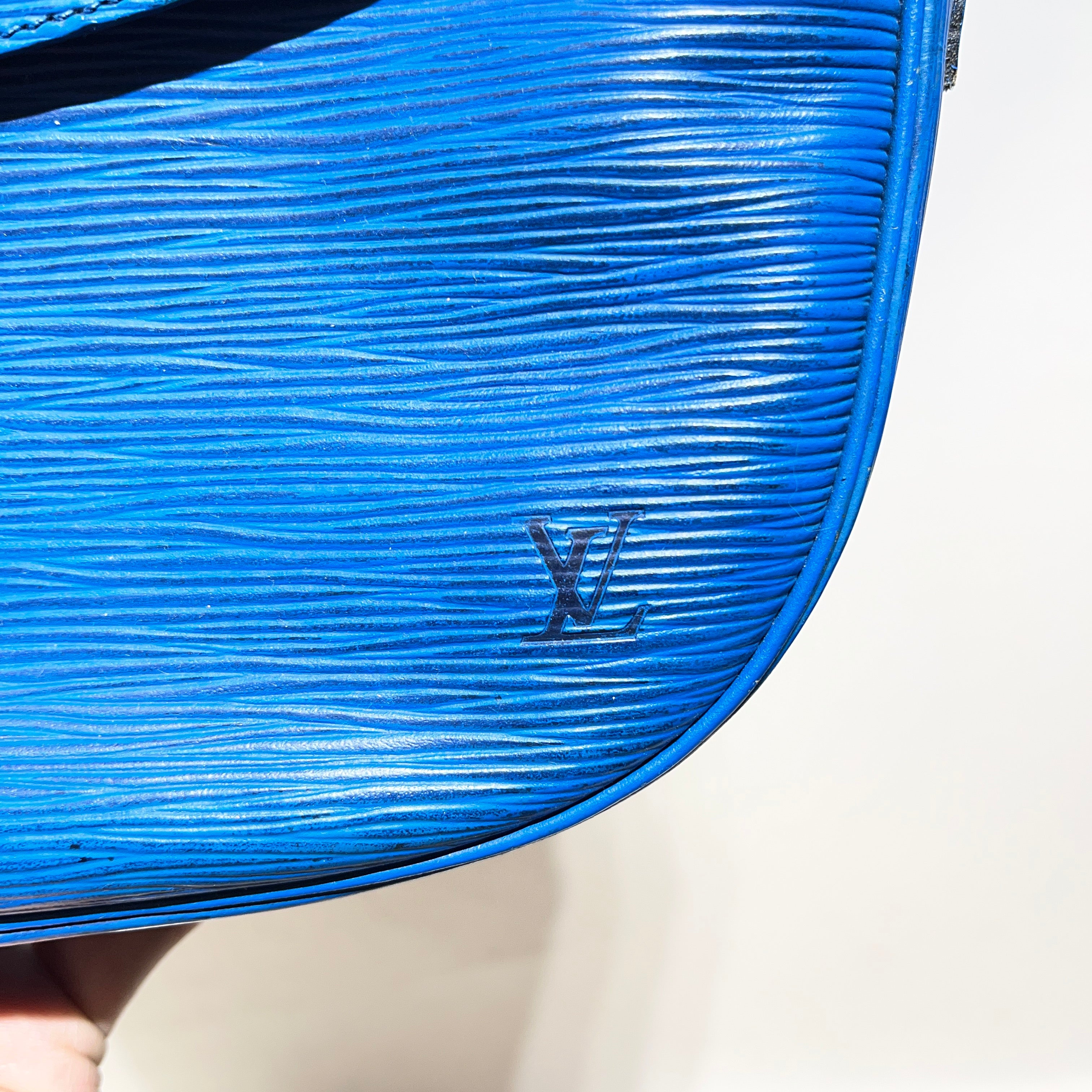 LOUIS VUITTON/Tote Bag/Leather/BLU/EPI LEATHER JEUNE FILLE view 6