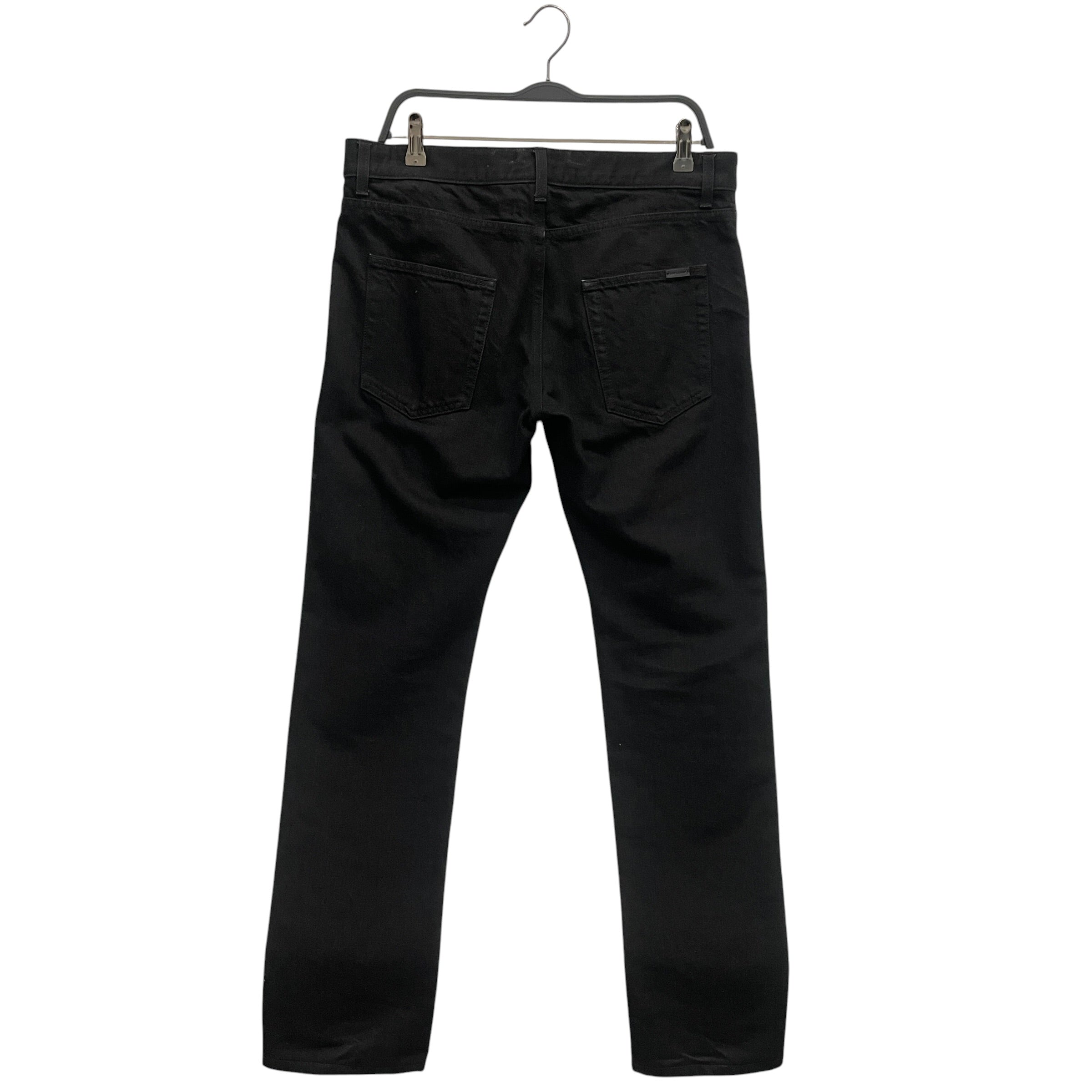 SAINT LAURENT/Pants/32/Cotton/BLK/D27 M/EP MW/2021 view 2