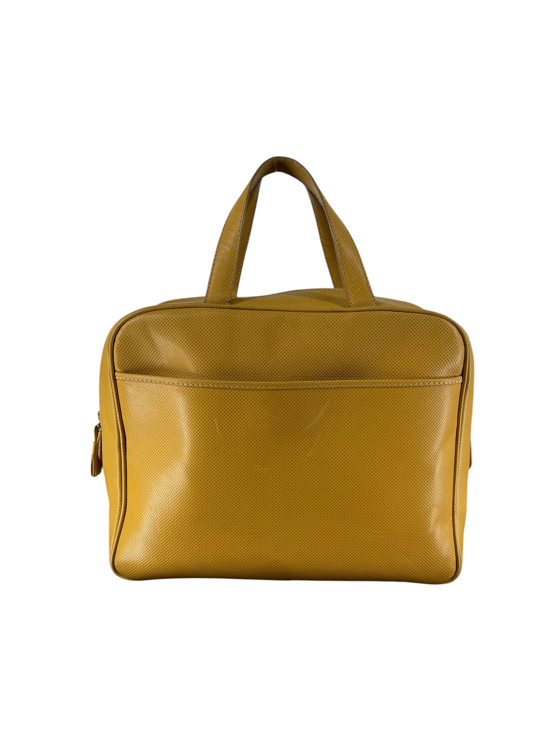 BOTTEGA VENETA/Hand Bag/Leather/YEL/BOSTON BAG TOP HANDLE view 2