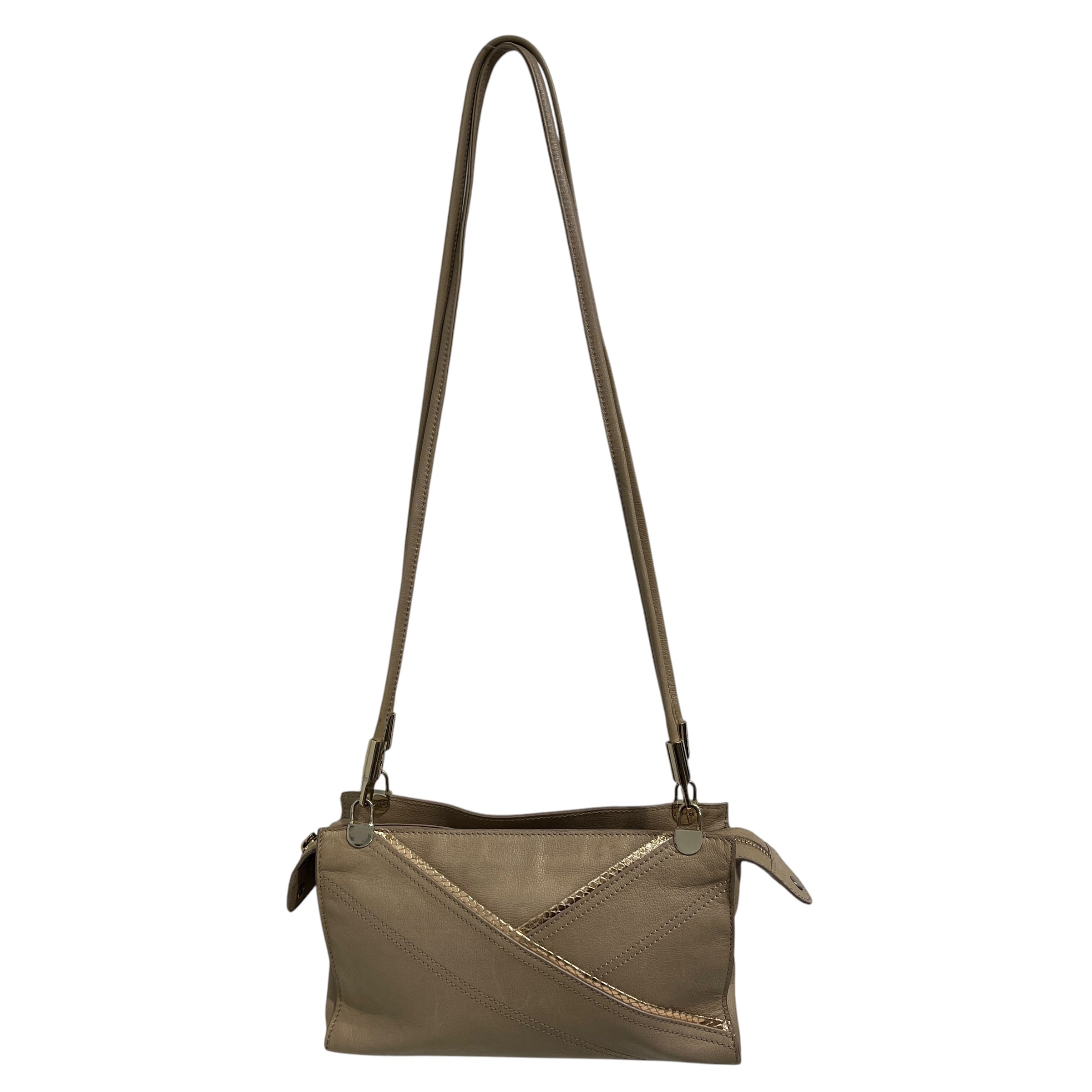SEE BY CHLOE/Cross Body Bag/Leather/BEG/GOLD HARDWARE view 1