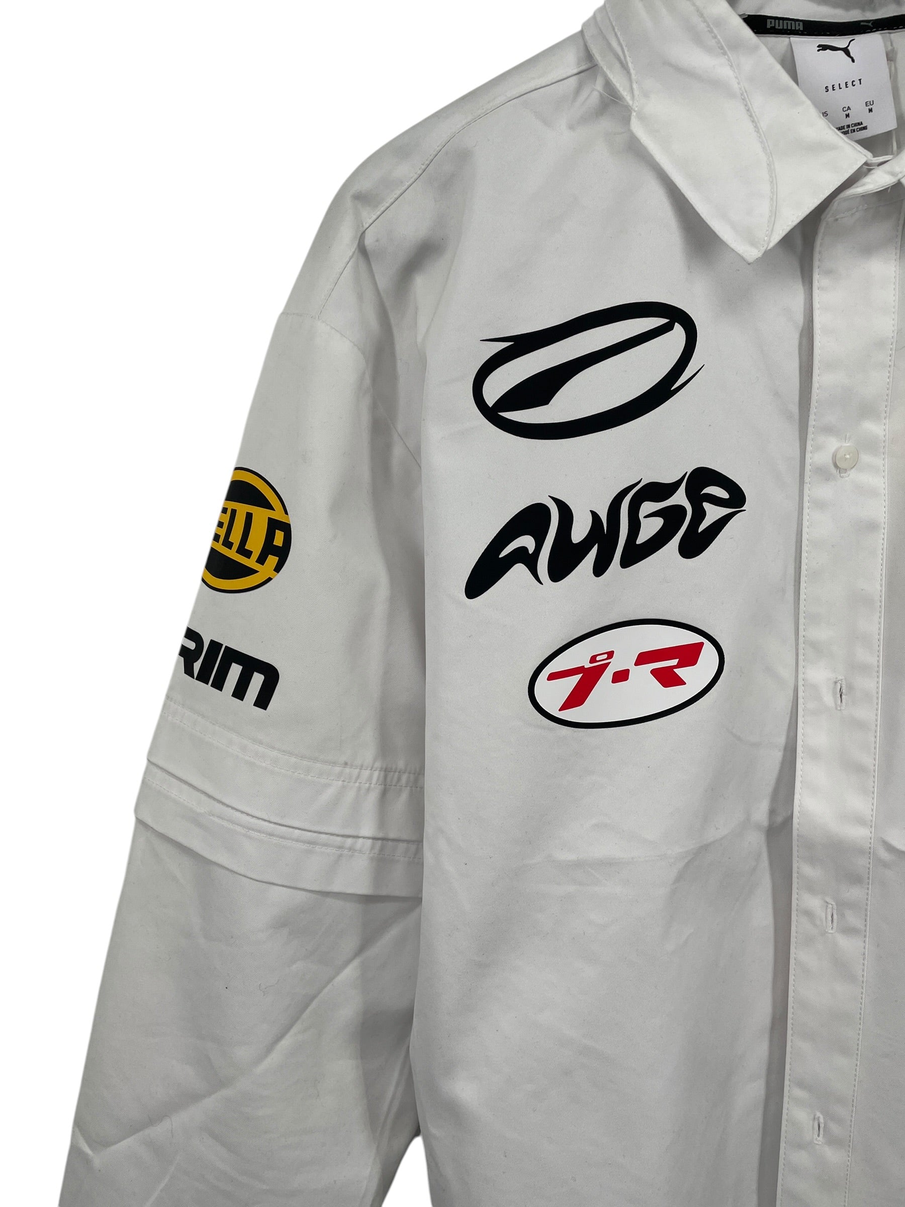 PUMA/LS Shirt/M/Cotton/WHT/All Over Print/A$AP ROCKY\DOUBLE LAYERED view 3