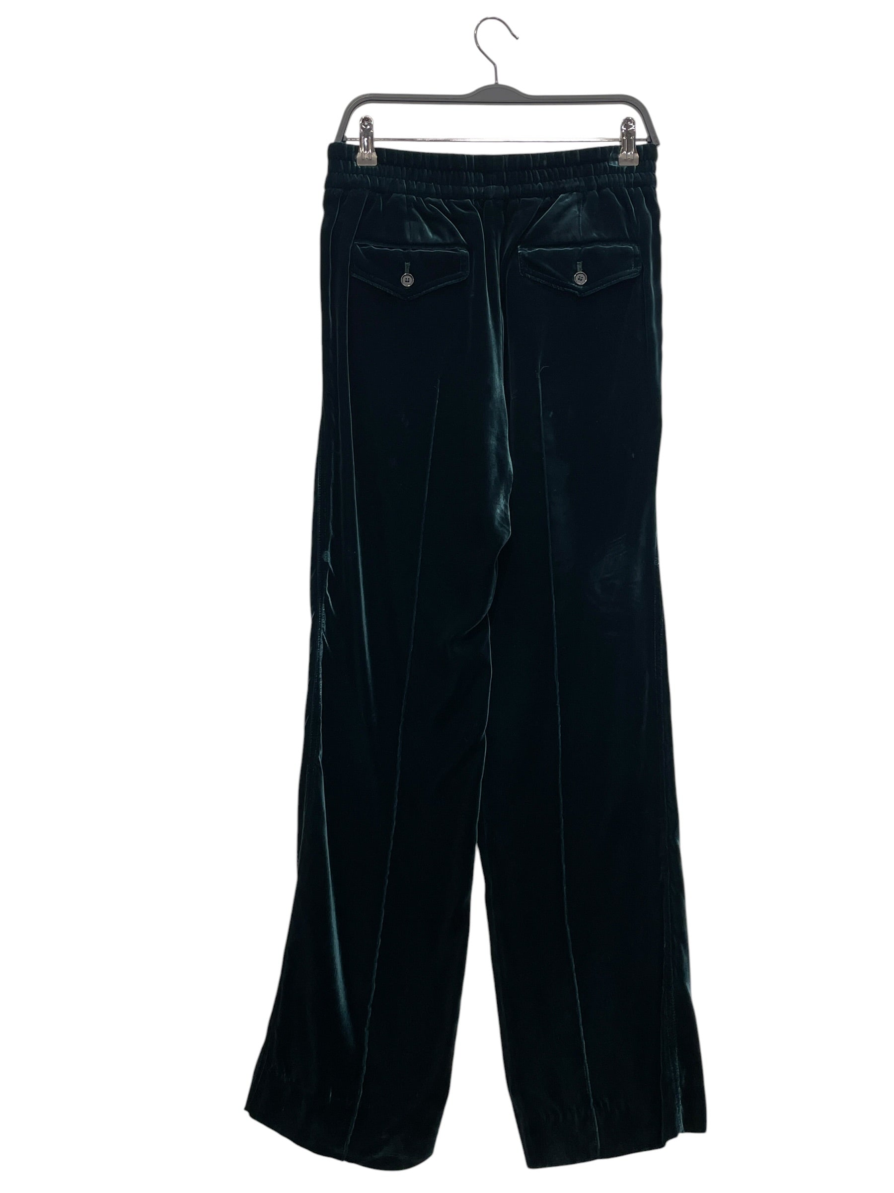 TOM FORD/Straight Pants/38/Velour/GRN/PANELED VELOUR PANT view 2