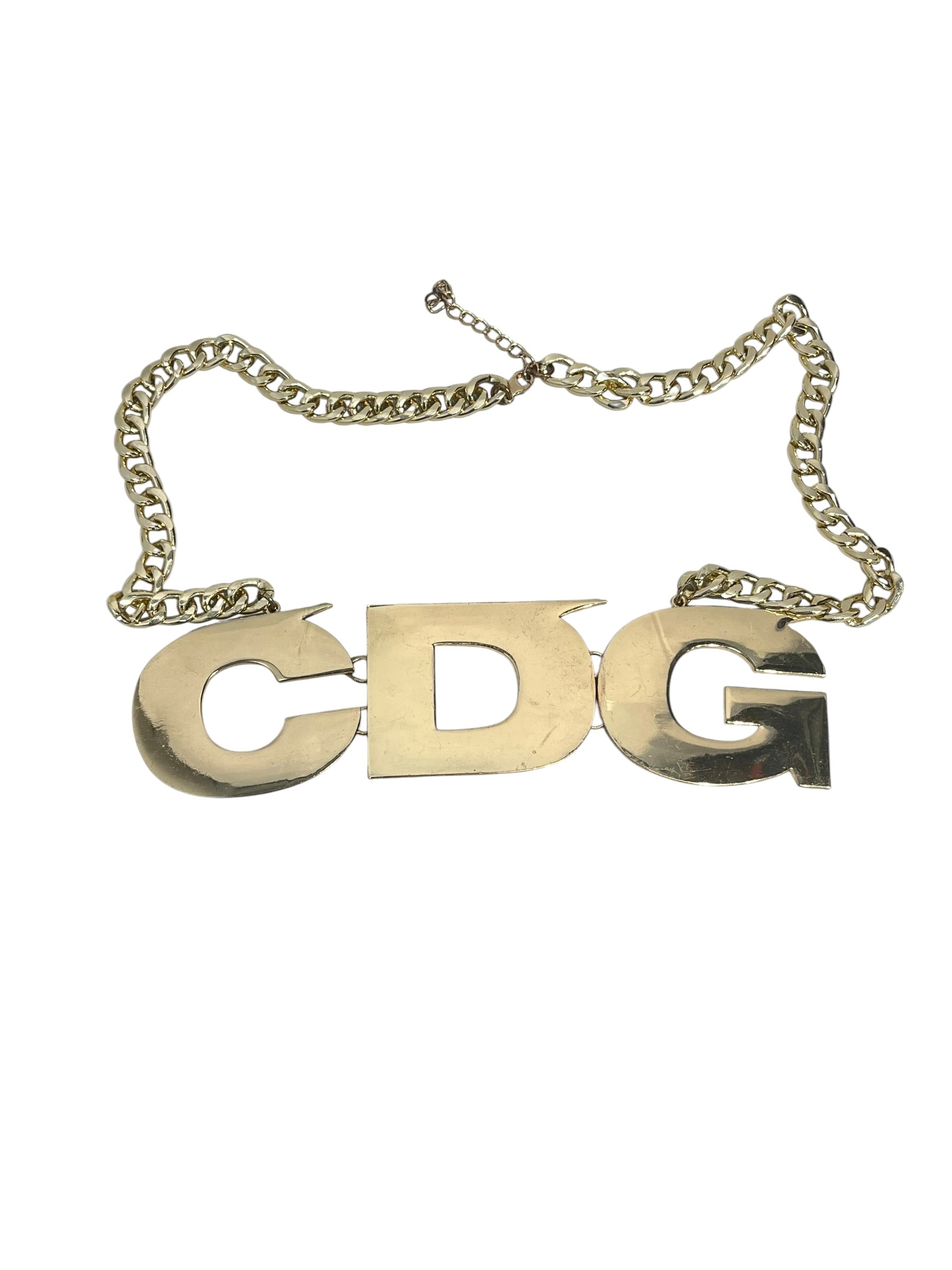 CDG/Necklace/GLD/BIG LOGO NECKLACE view 1