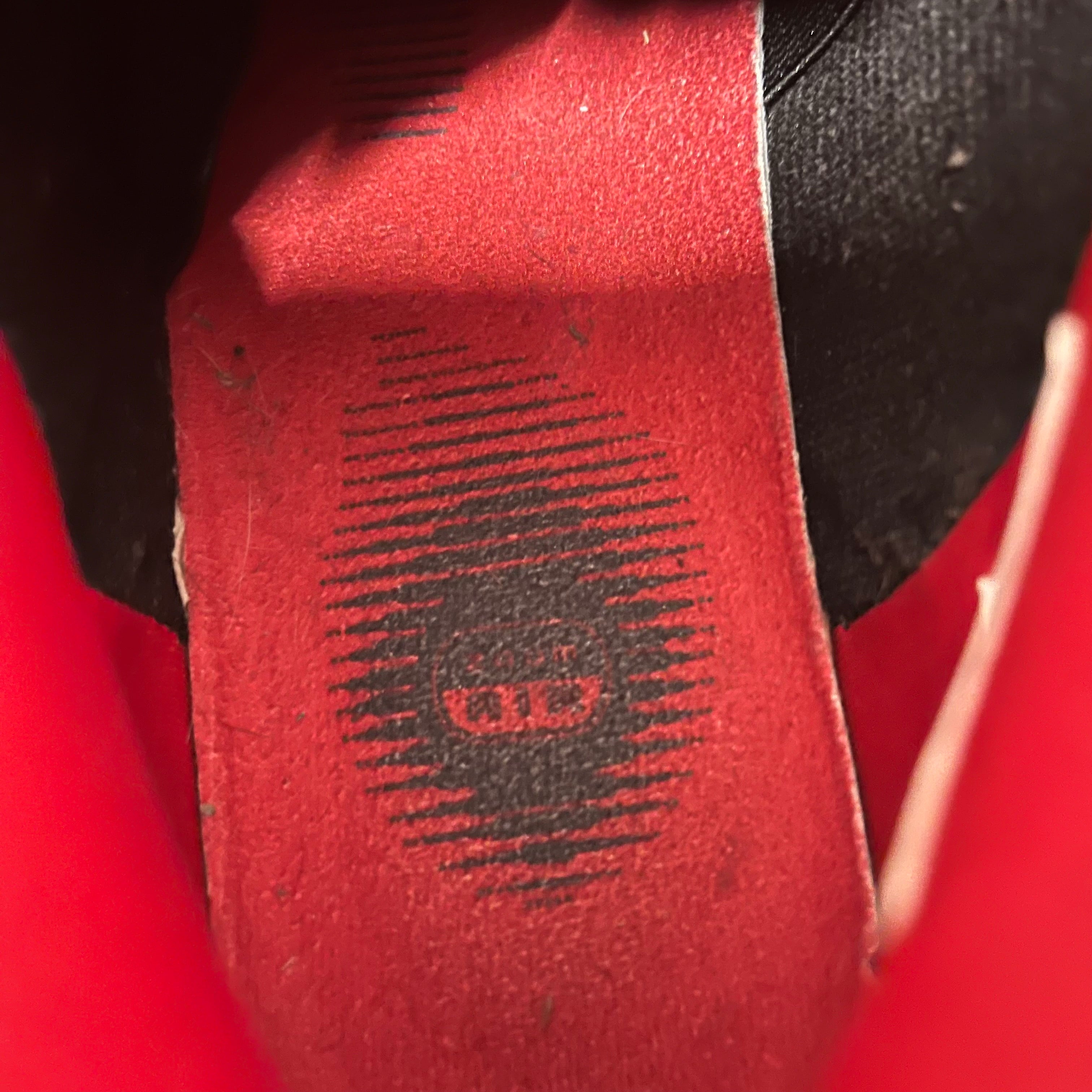 NIKE SB/Low-Sneakers/US 7.5/Leather/RED/Sports red black view 3