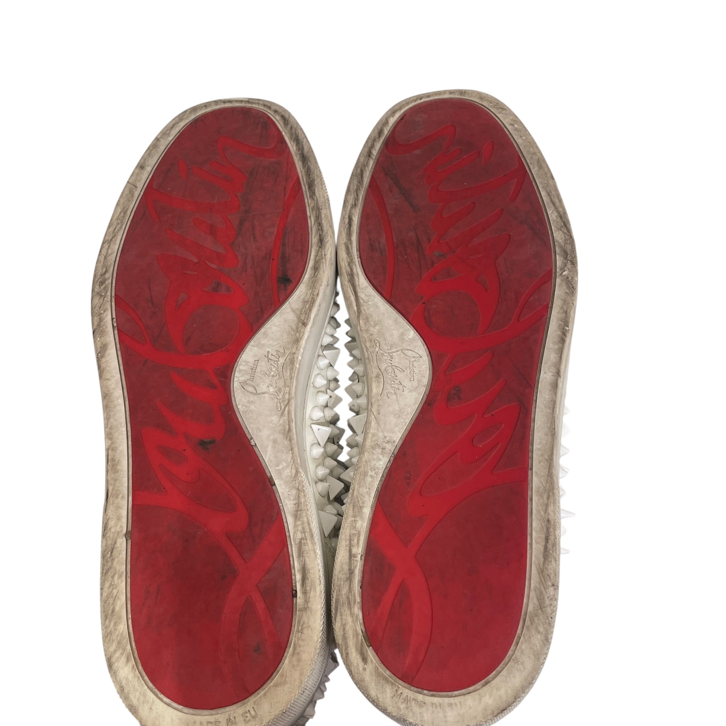 Christian Louboutin/Hi-Sneakers/EU 43.5/Leather/WHT/GLOSSY WHT view 5