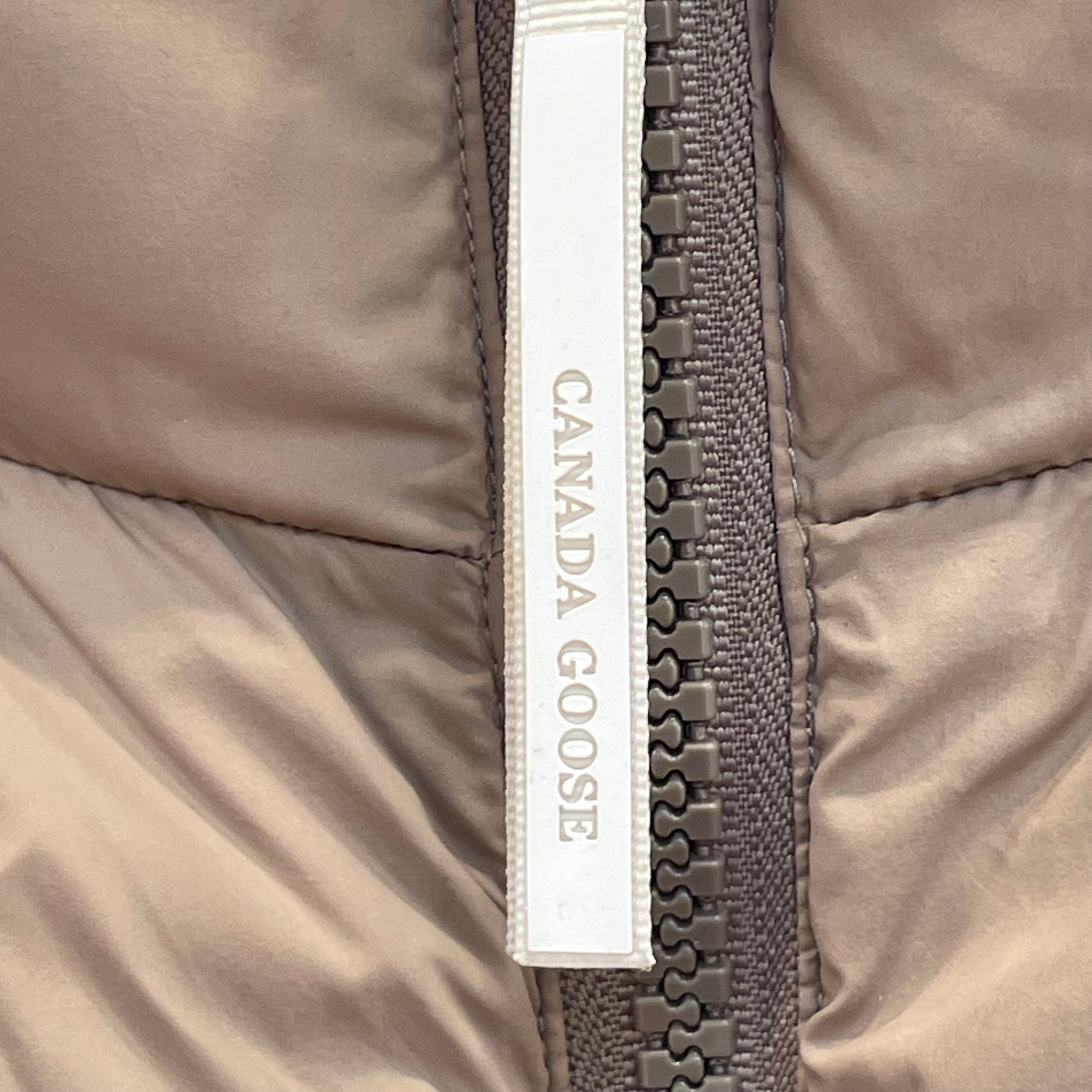 CANADA GOOSE/Puffer Vest/XXL/Nylon/BEG/gry liner/ tan white logo/2xl view 4