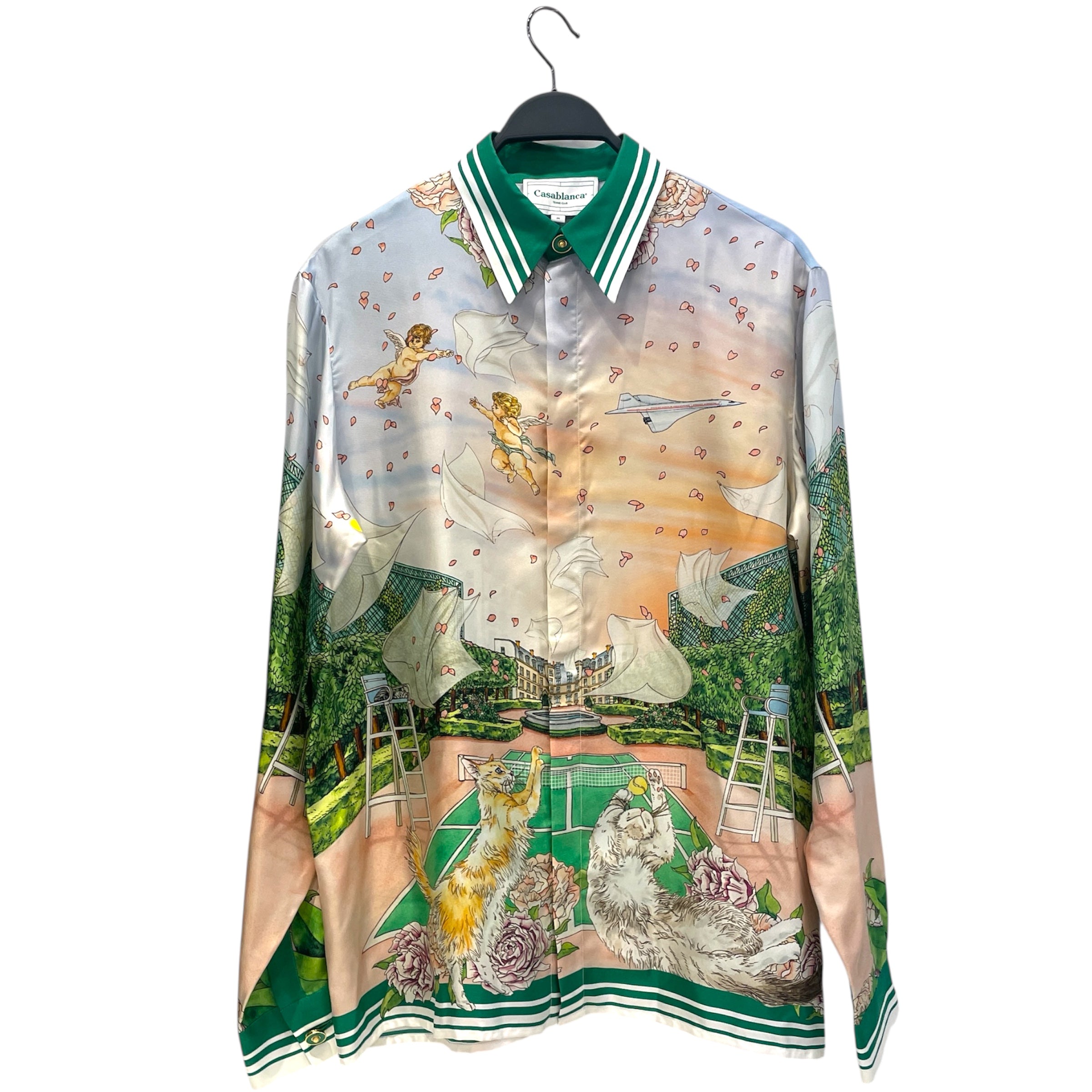 CASABLANCA/LS Shirt/M/Silk/MLT/All Over Print/ view 1