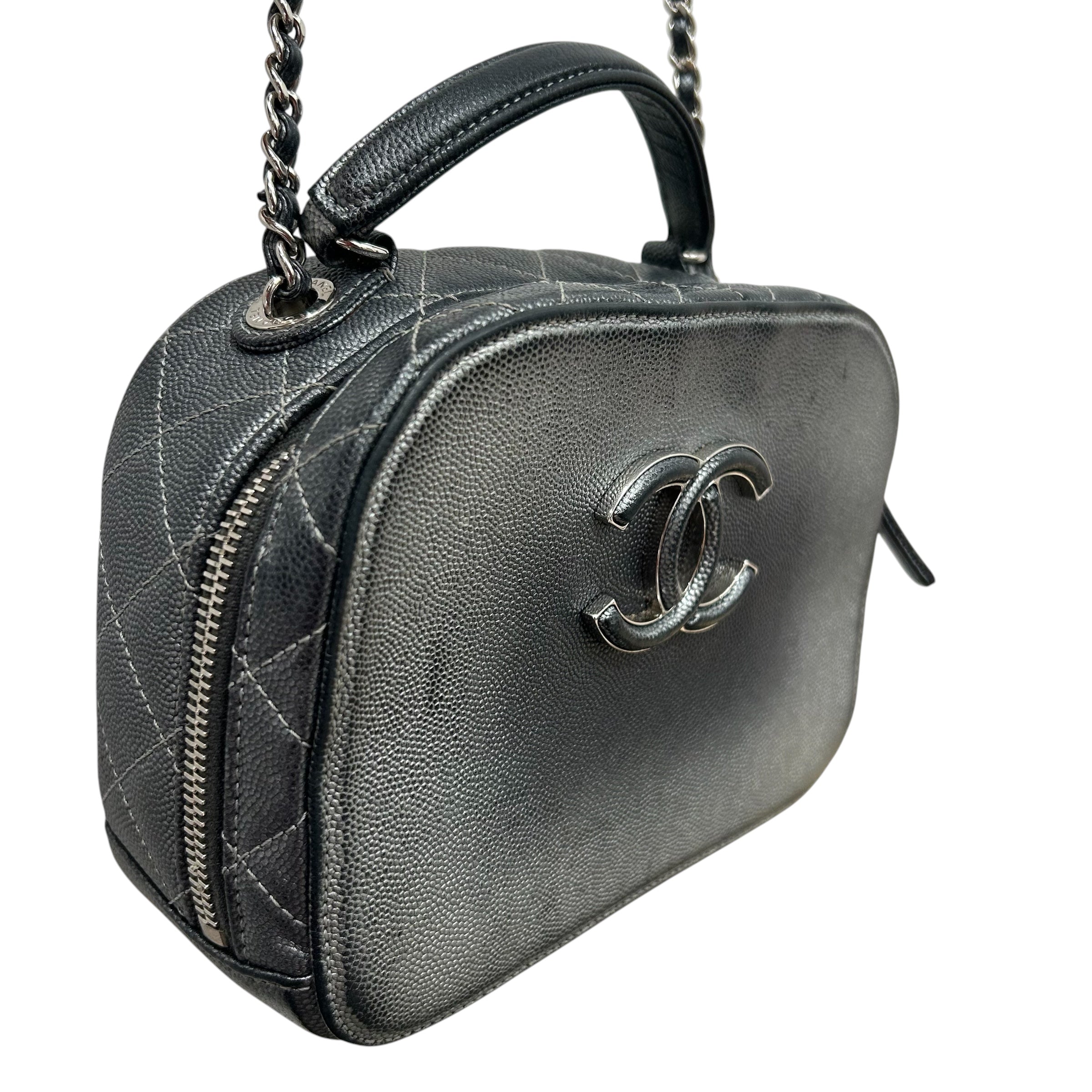 CHANEL/Clutch Bag/Leather/GRY/ view 4
