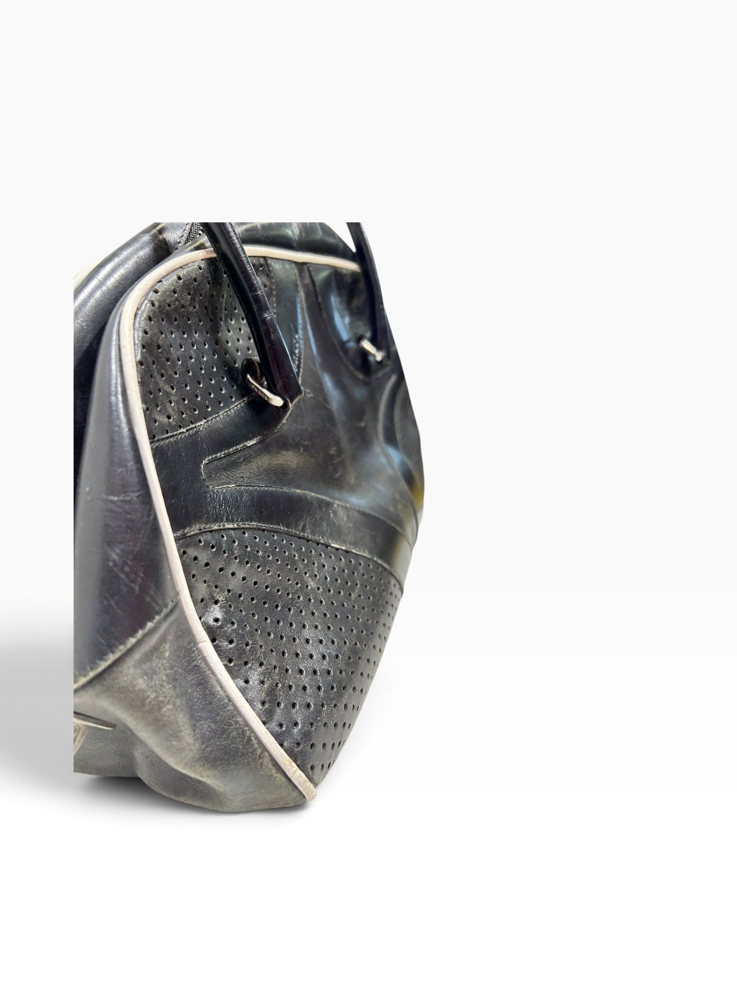 PRADA/Bag/Leather/BLK/ENAMELED TRIANGLE BAG view 6