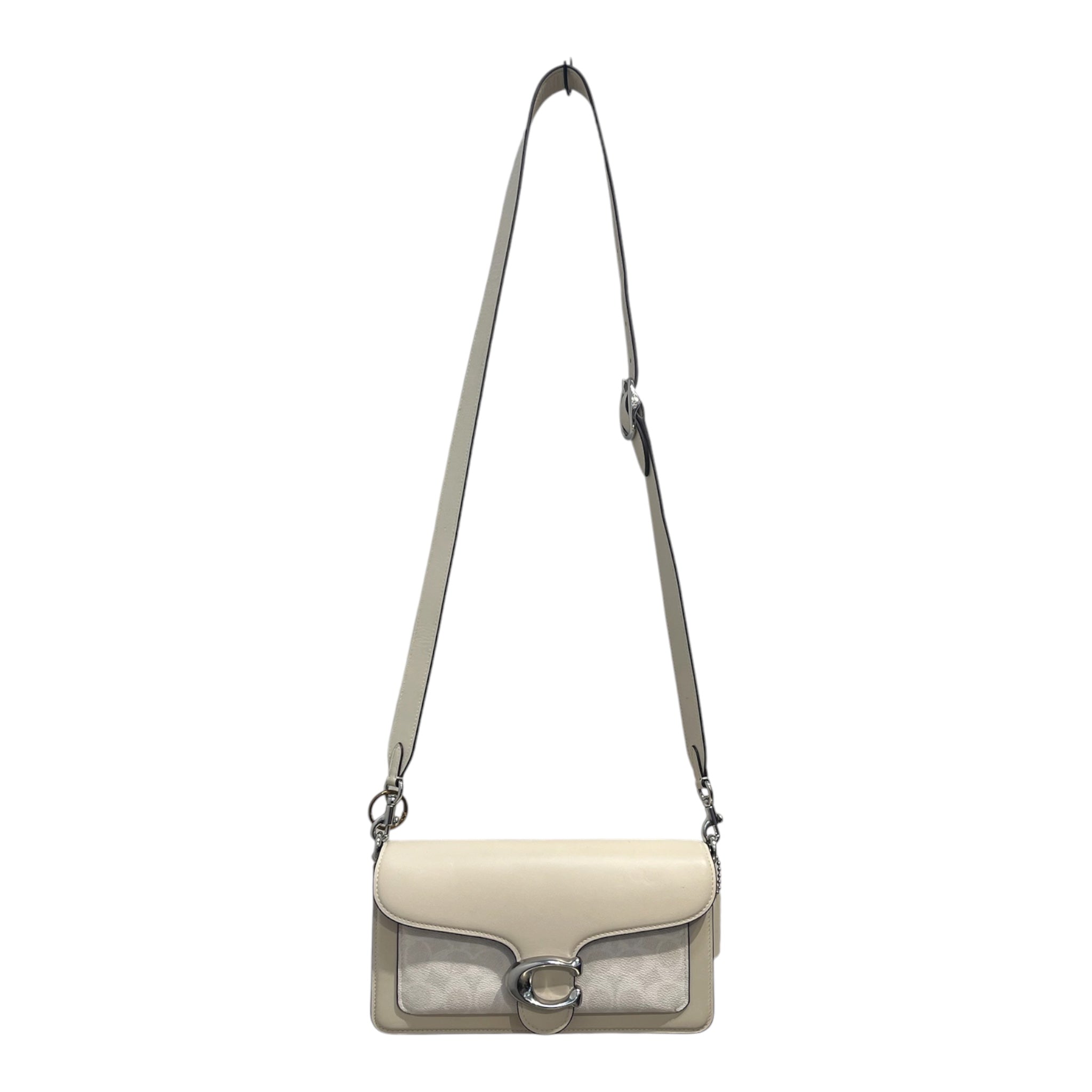 COACH/Cross Body Bag/Monogram/Leather/CRM/TABBY-SILV HRDWR view 1